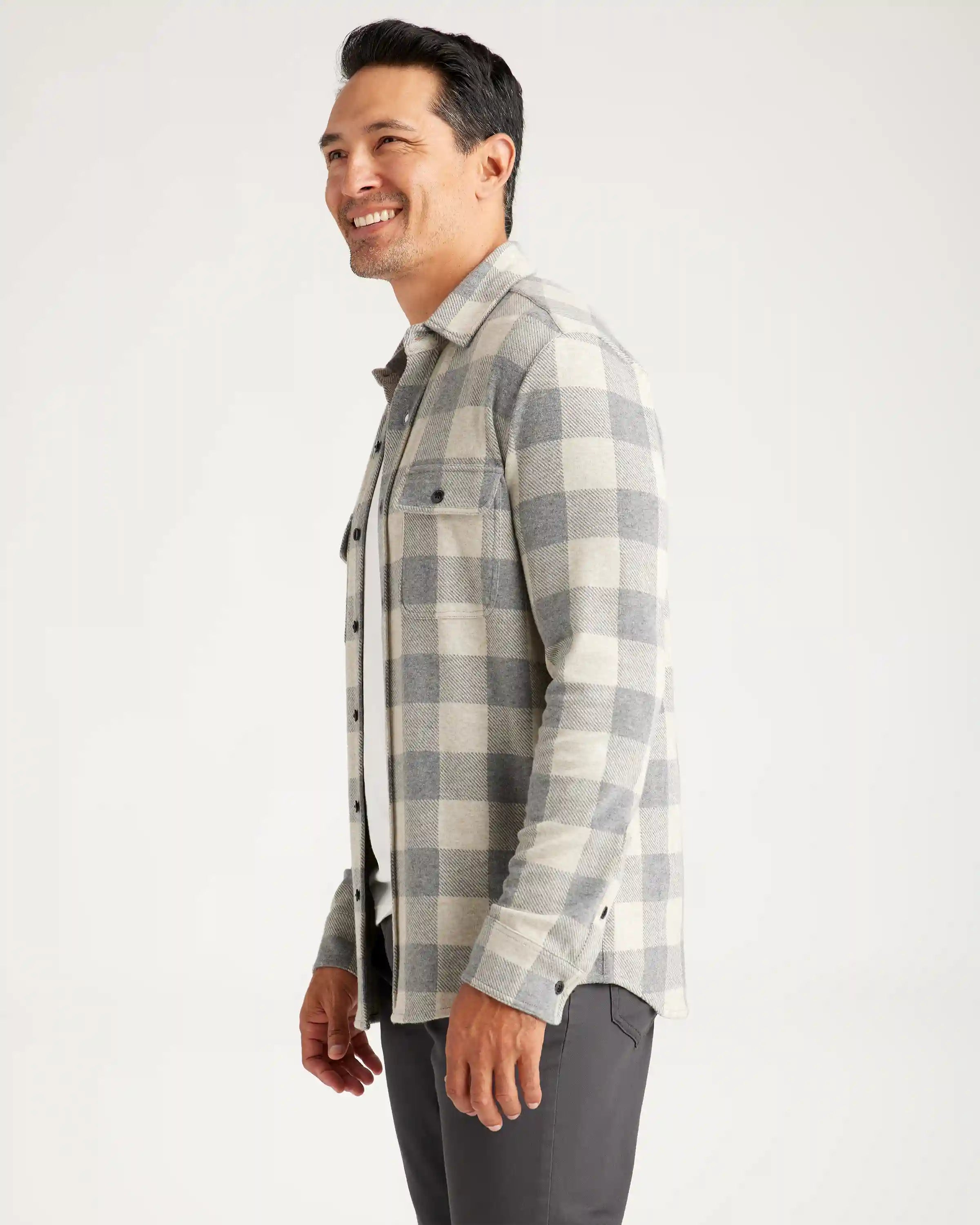 Stretch Sweater Fleece Shirt