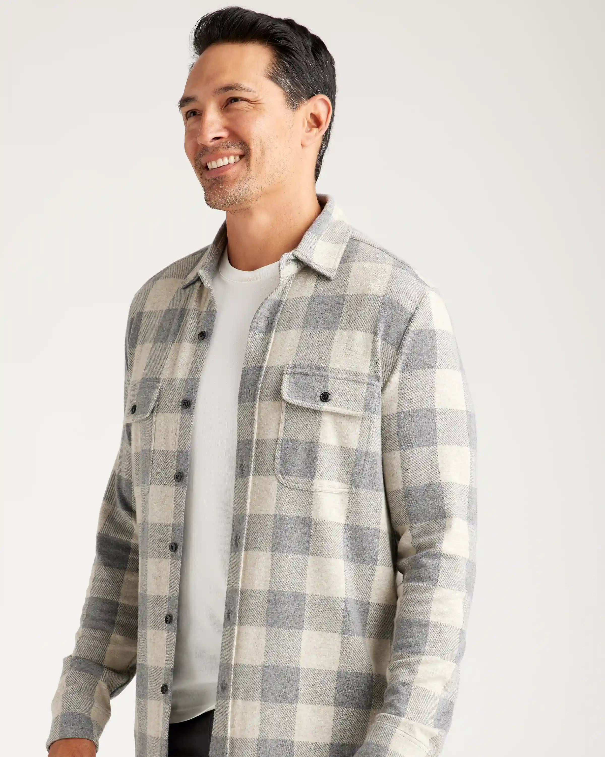 Stretch Sweater Fleece Shirt