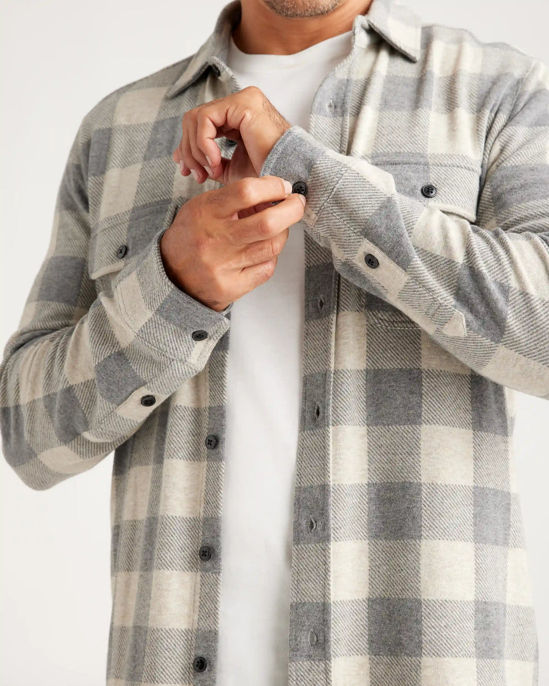Stretch Sweater Fleece Shirt