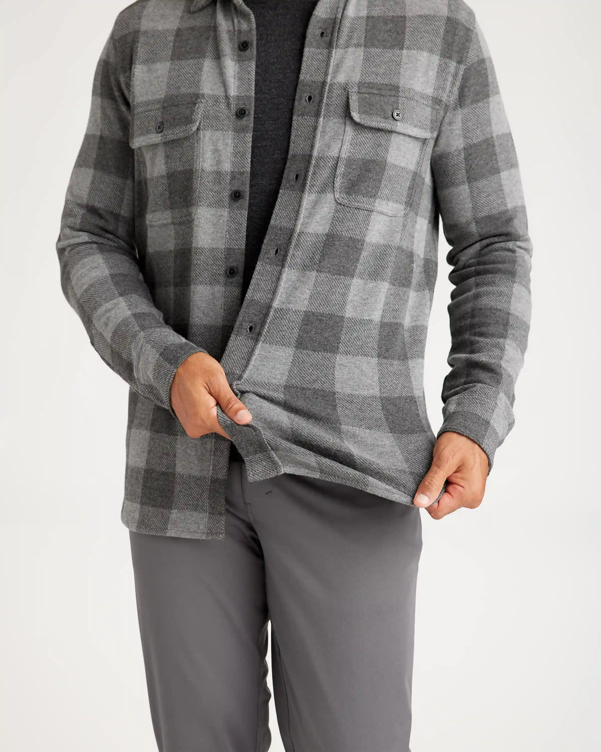 Stretch Sweater Fleece Shirt