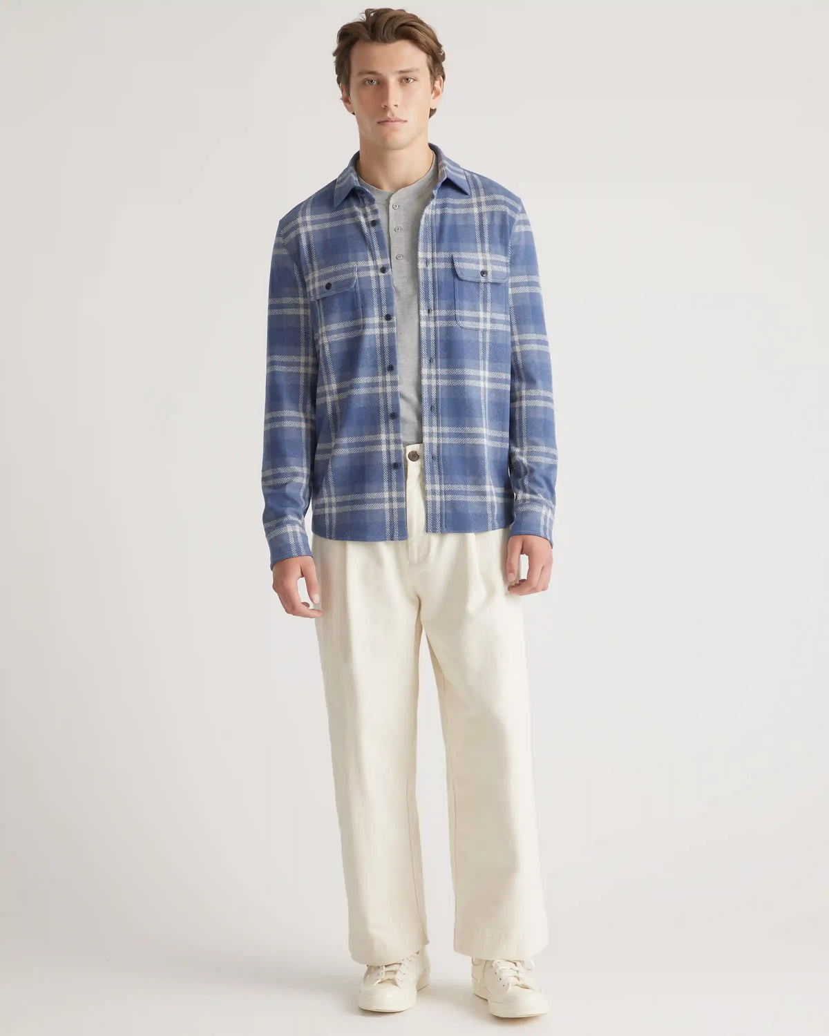 Stretch Sweater Fleece Shirt