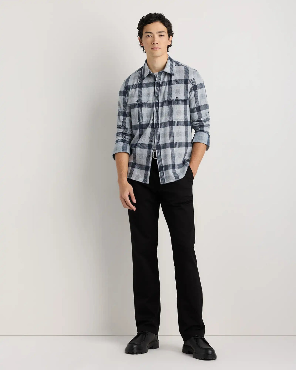 Stretch Sweater Fleece Shirt