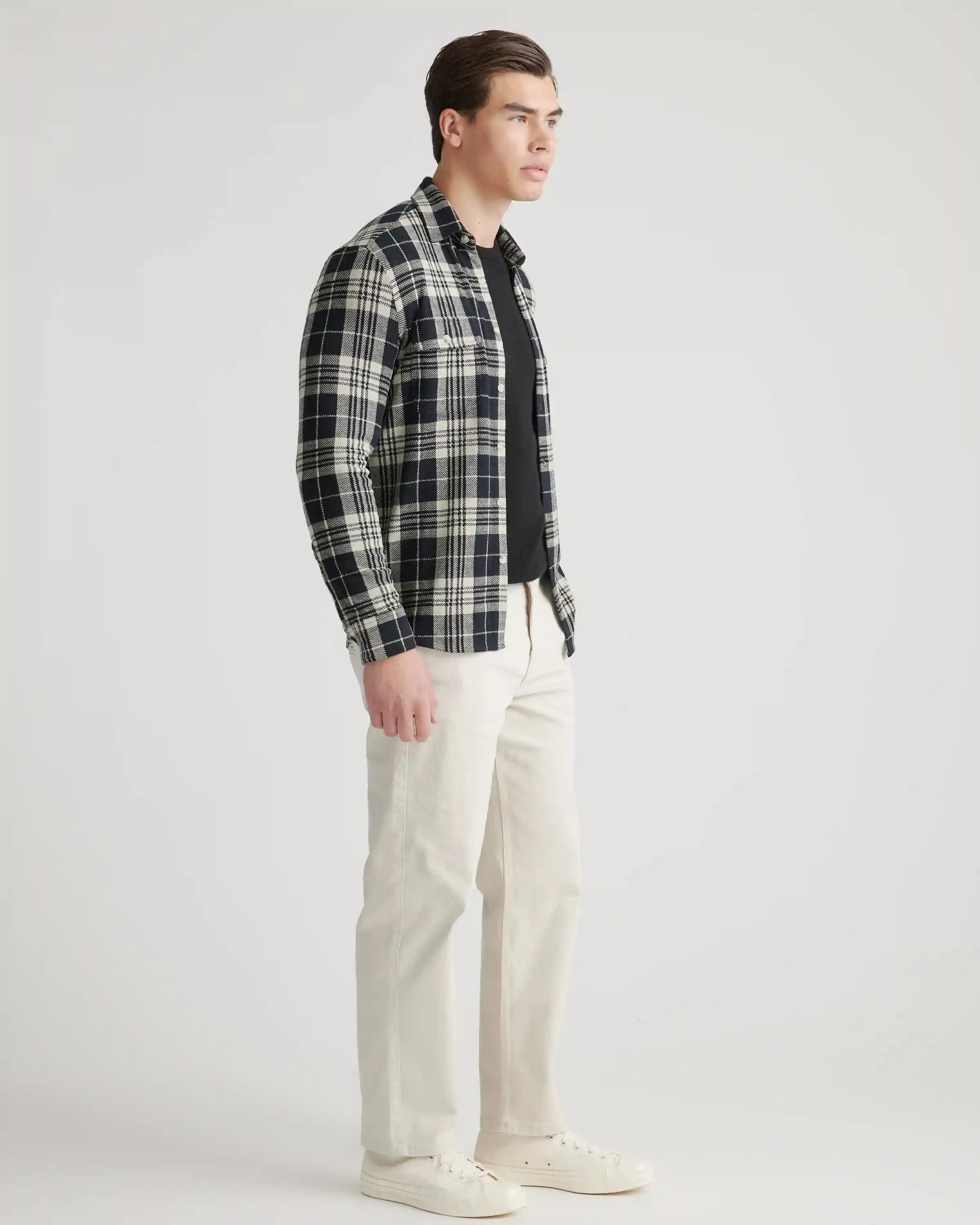 Stretch Sweater Fleece Shirt
