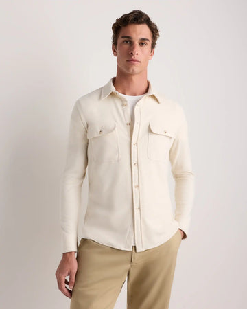 Stretch Sweater Fleece Shirt
