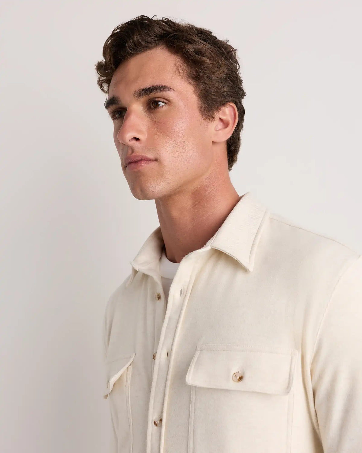 Stretch Sweater Fleece Shirt