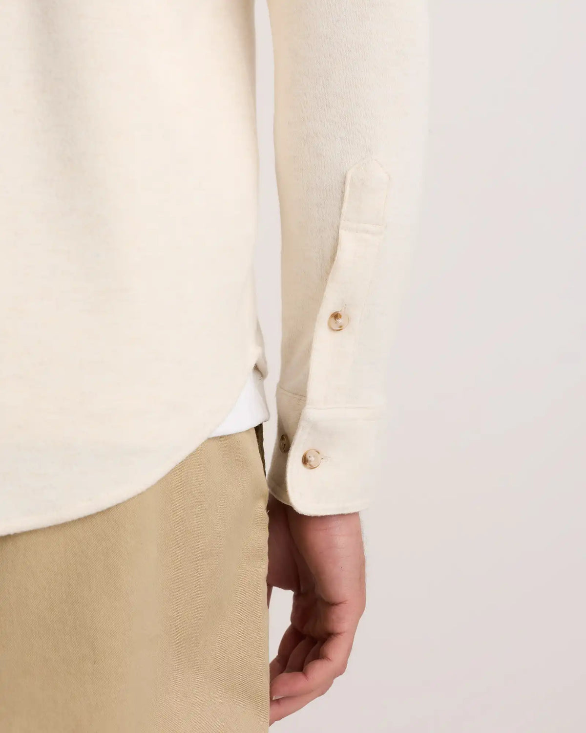 Stretch Sweater Fleece Shirt