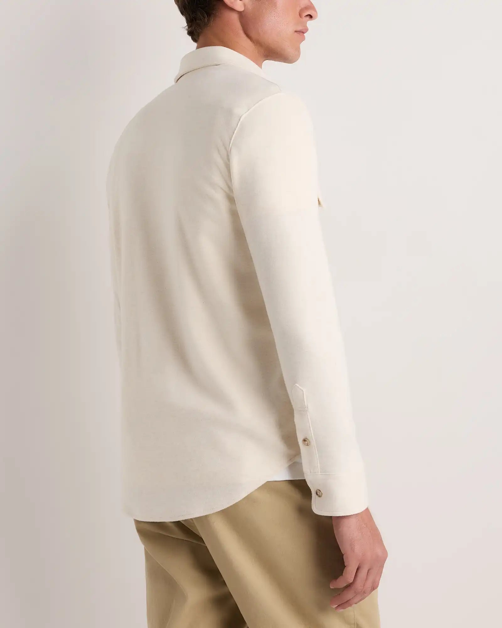 Stretch Sweater Fleece Shirt