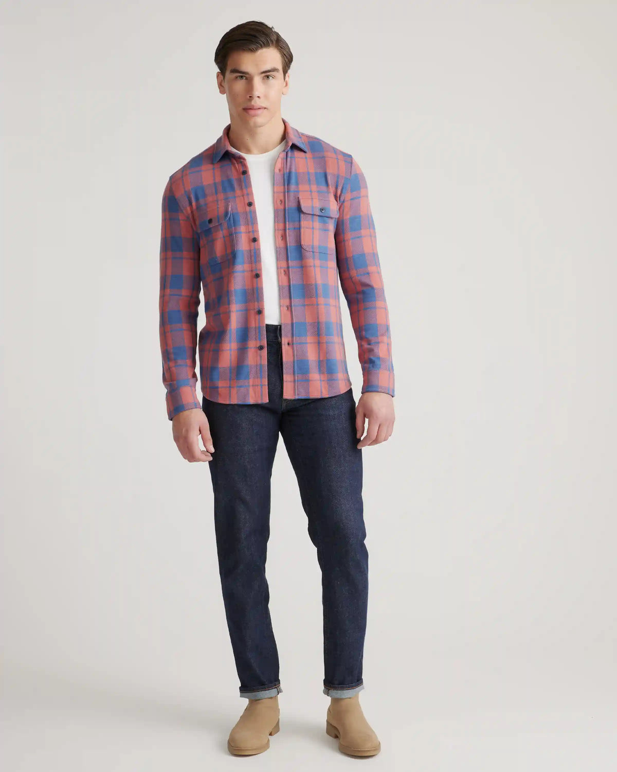 Stretch Sweater Fleece Shirt