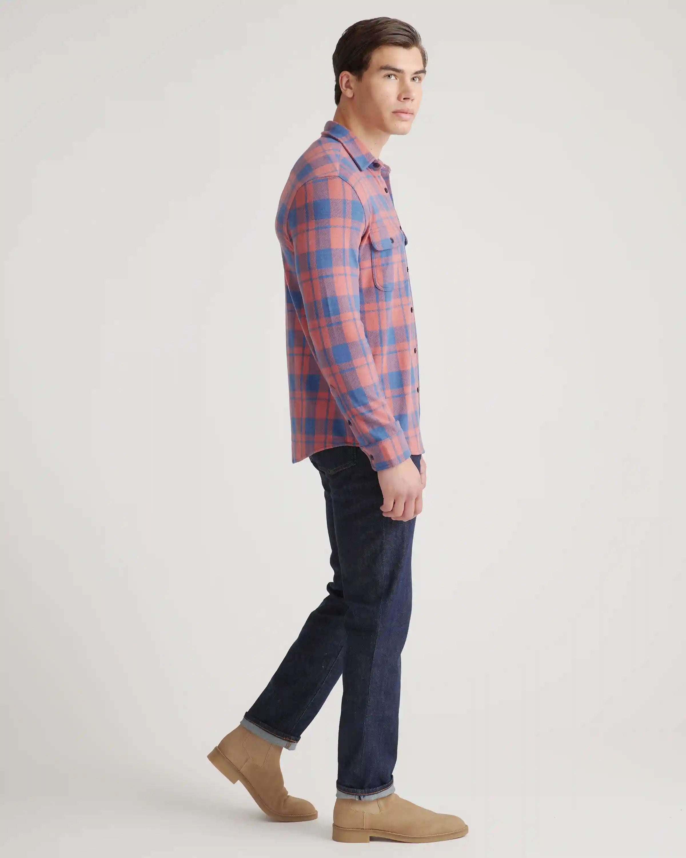 Stretch Sweater Fleece Shirt
