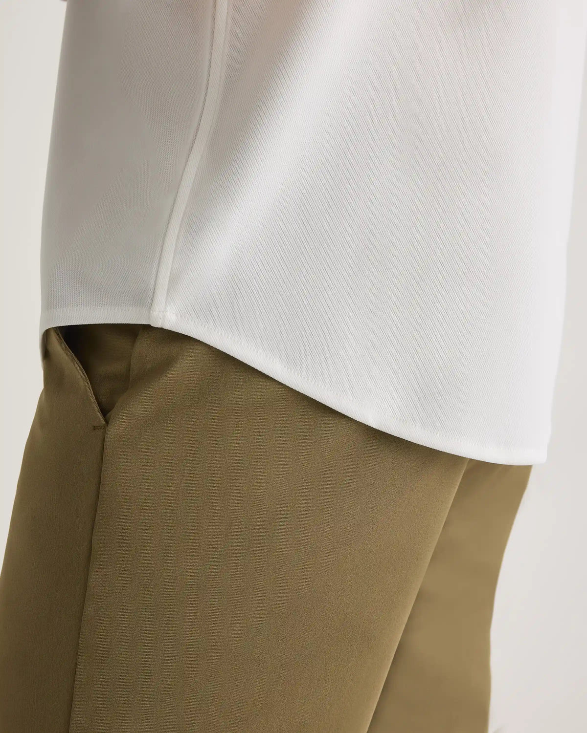 Commuter Stretch Pique Short Sleeve Button Down