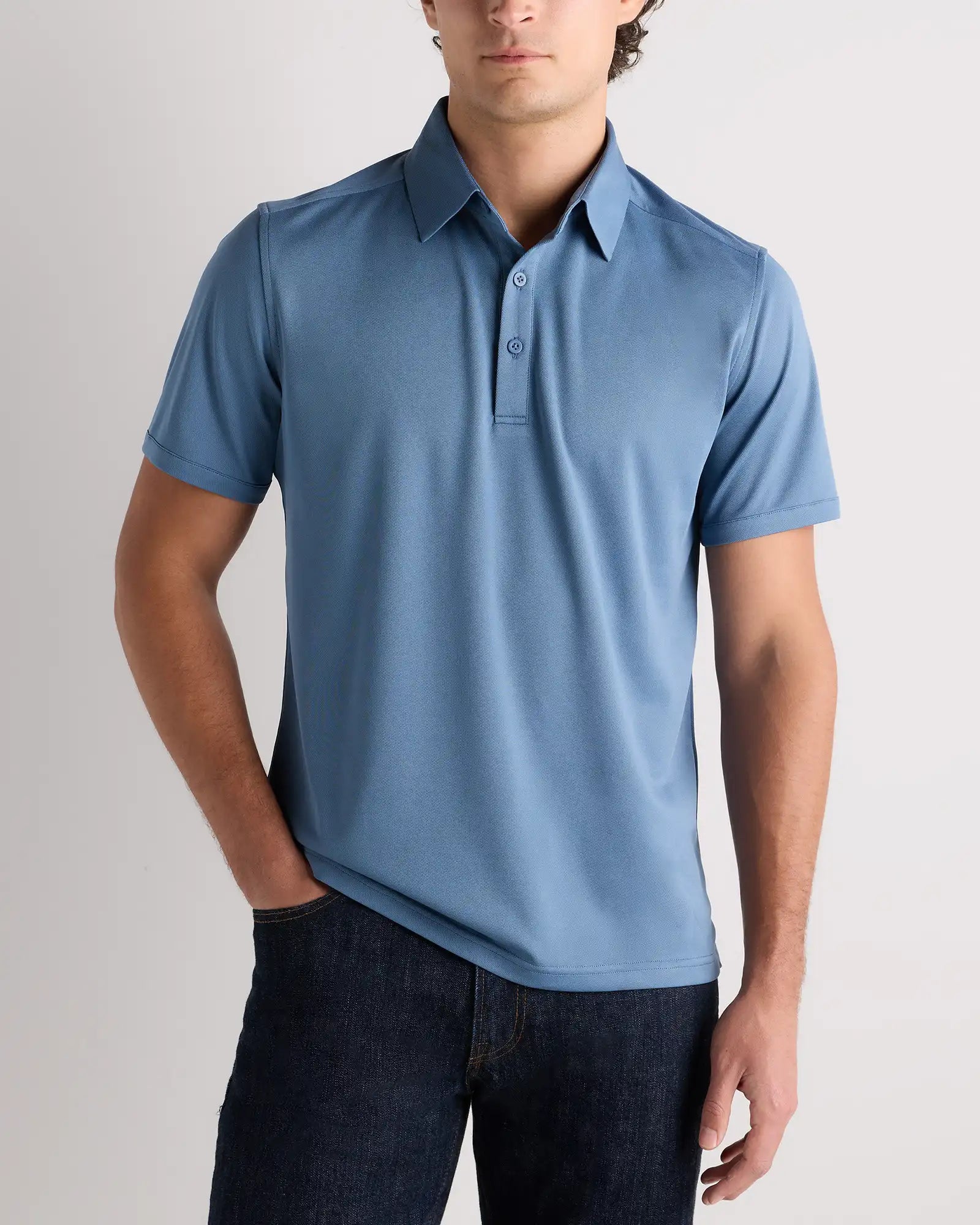 Commuter Stretch Pique Polo