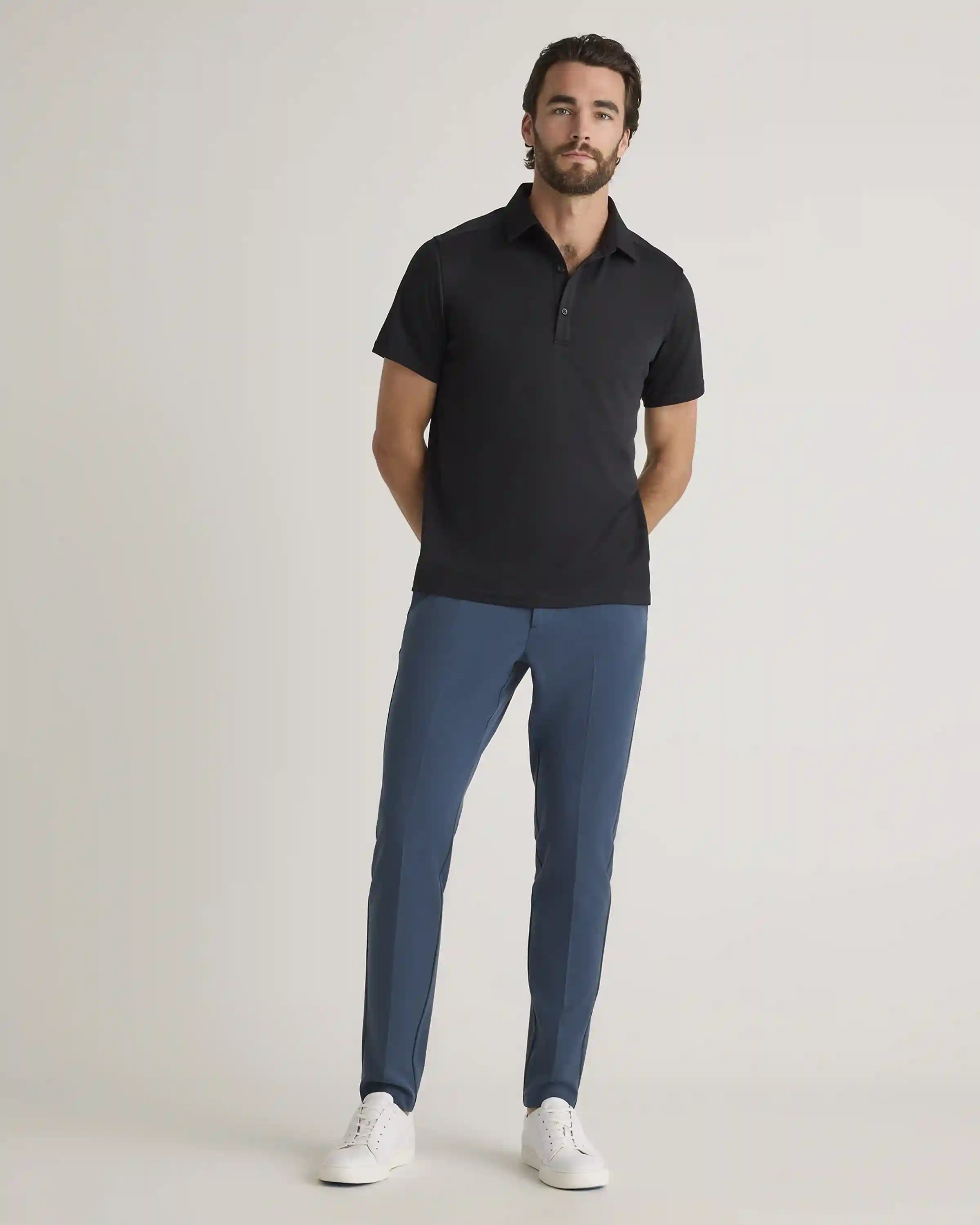 Commuter Stretch Pique Polo