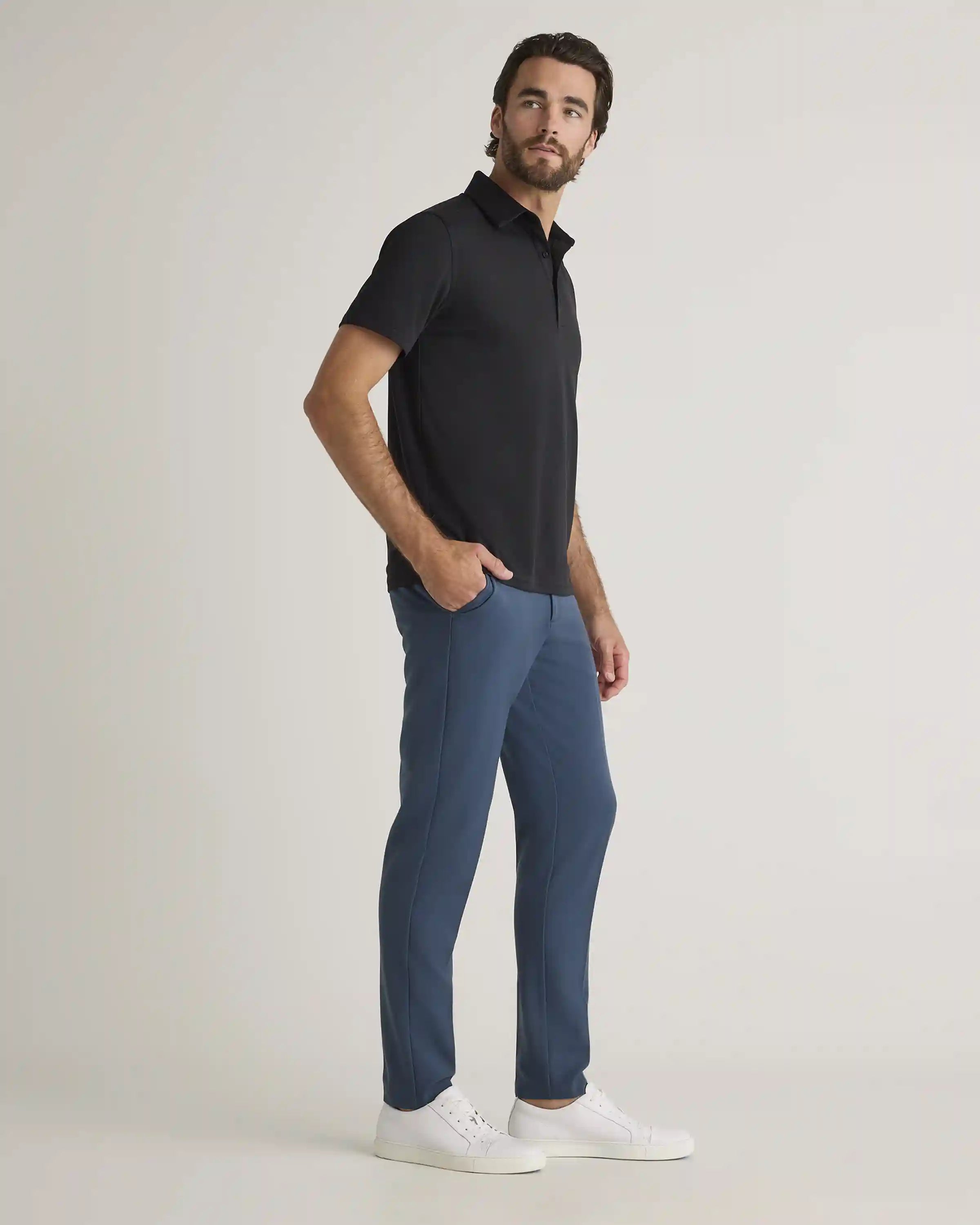 Commuter Stretch Pique Polo