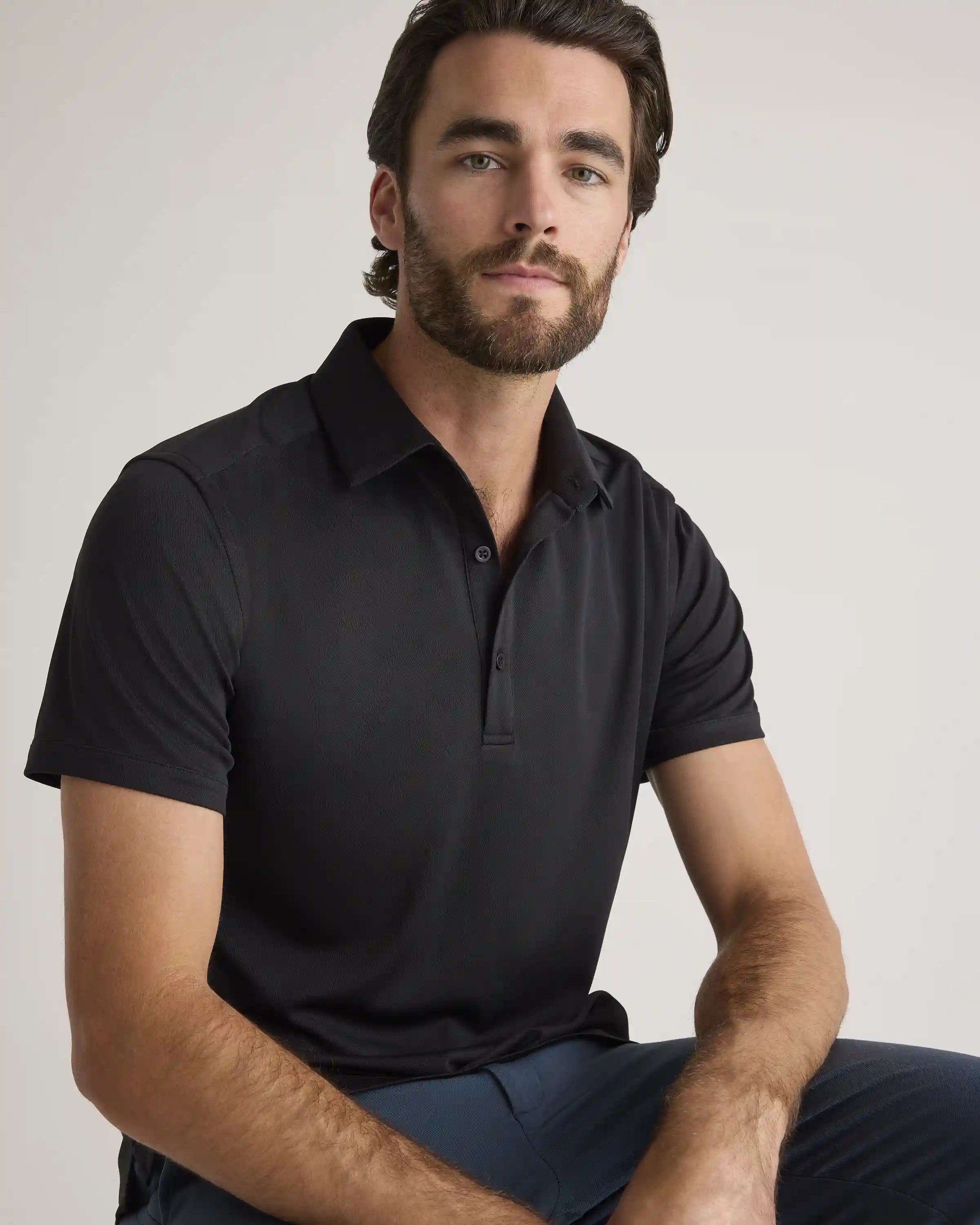 Commuter Stretch Pique Polo