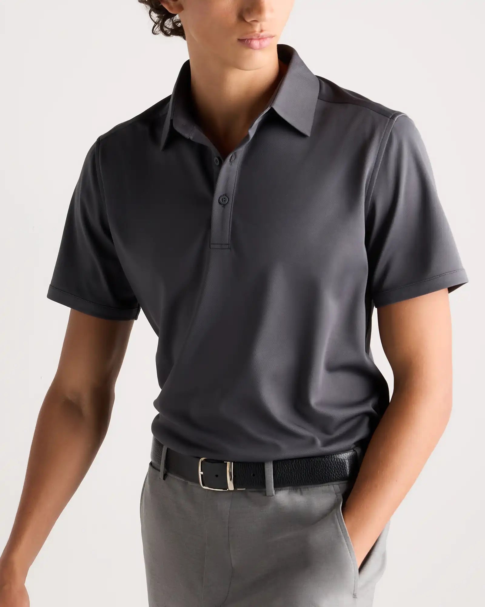 Commuter Stretch Pique Polo