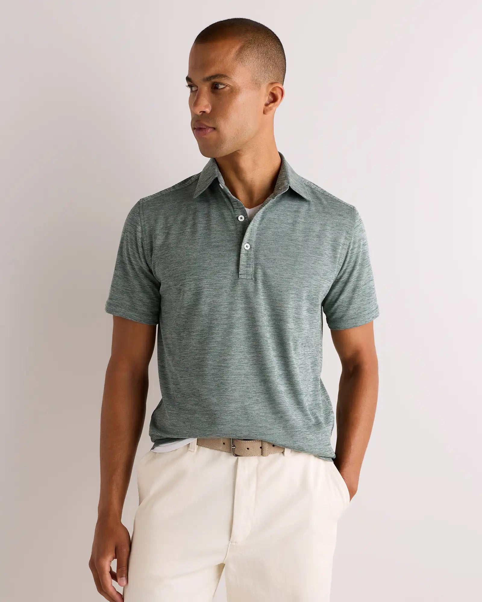Commuter Stretch Pique Polo