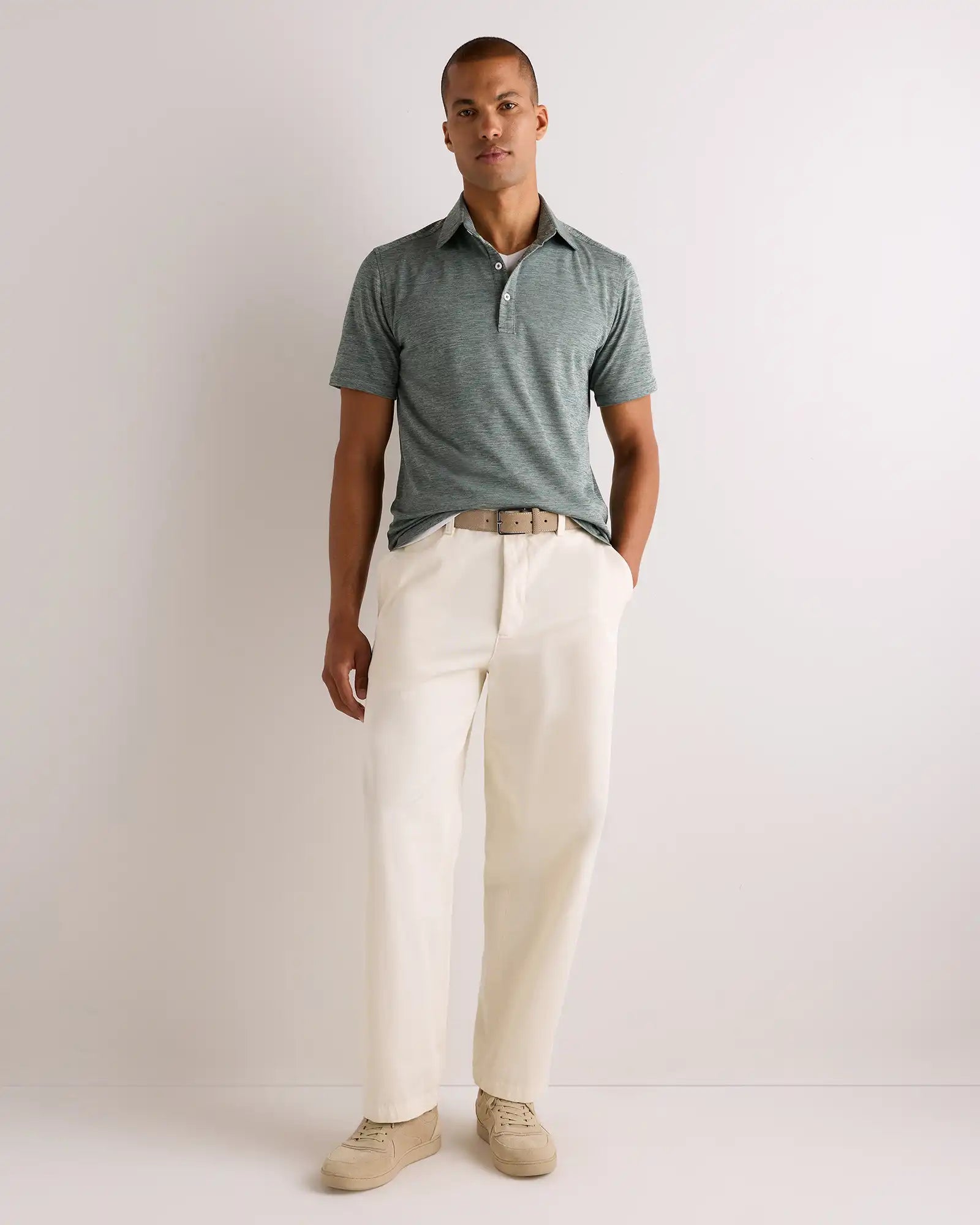 Commuter Stretch Pique Polo