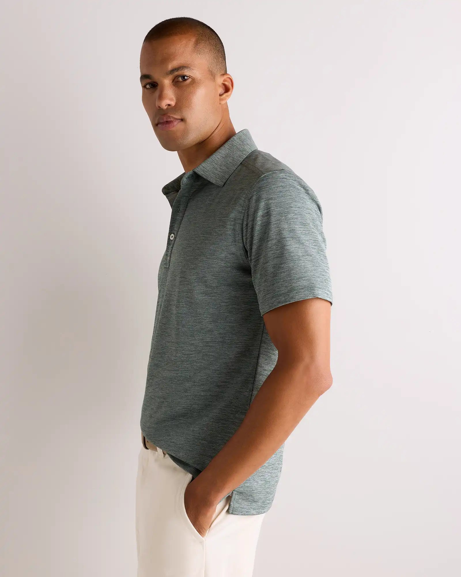 Commuter Stretch Pique Polo