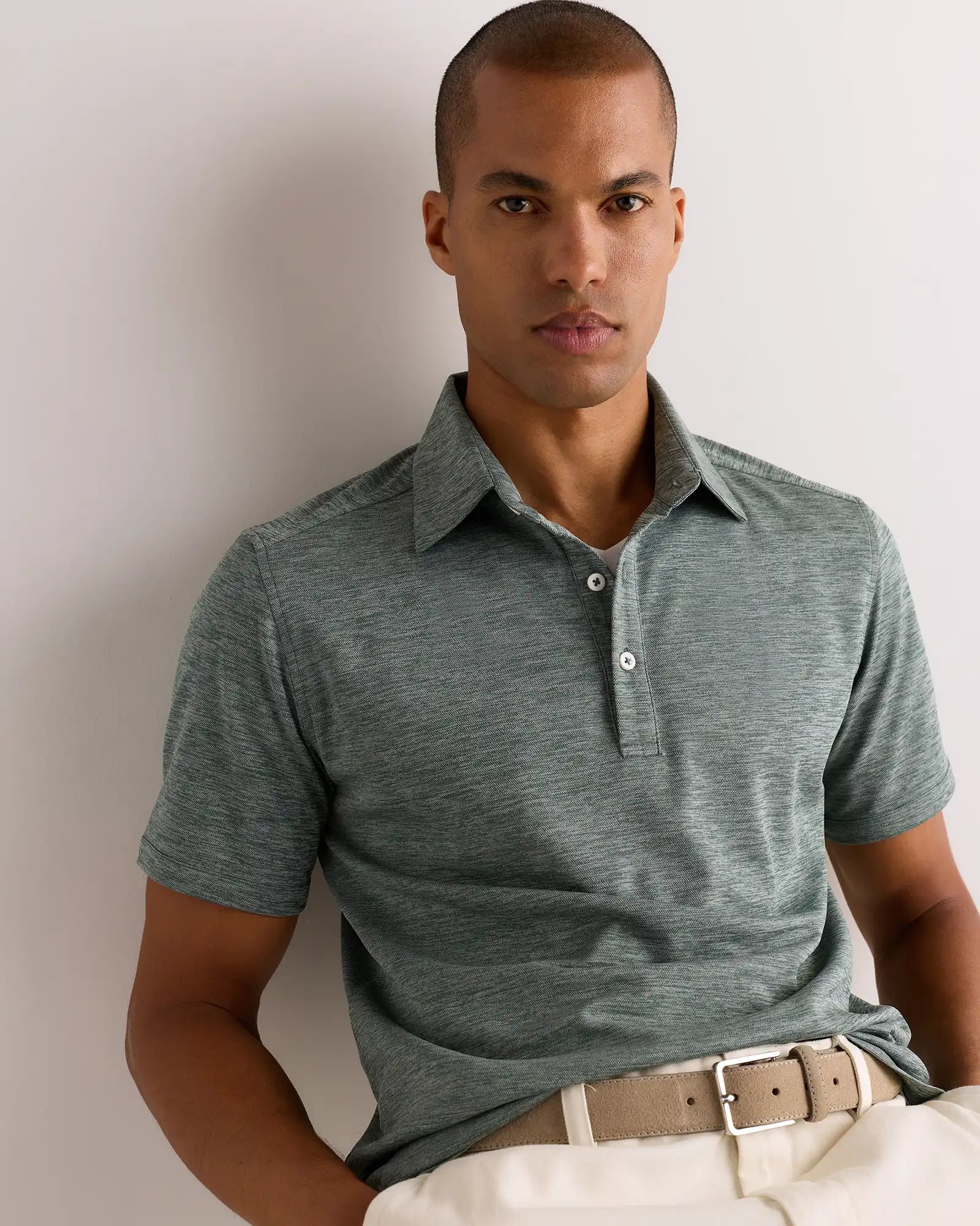 Commuter Stretch Pique Polo