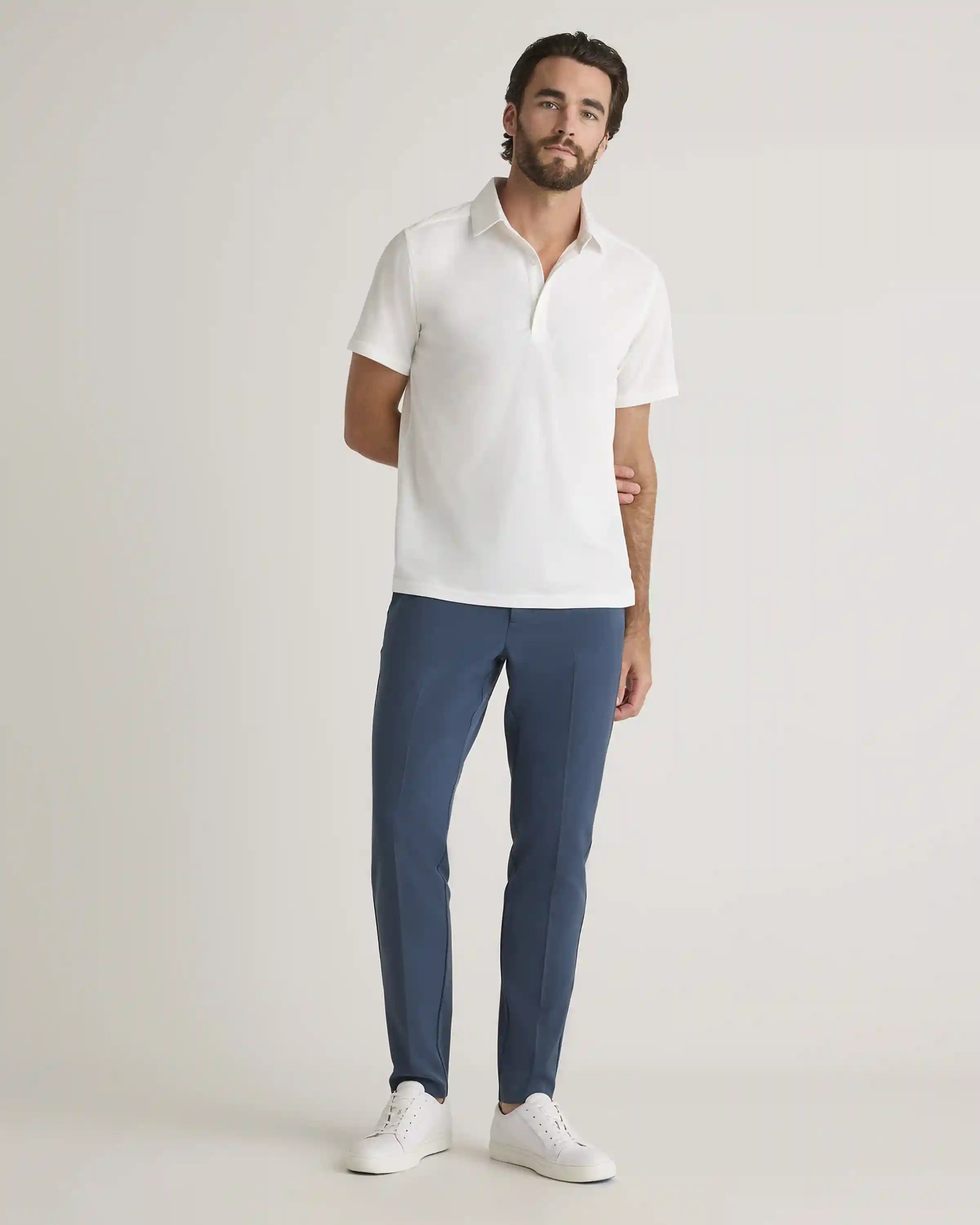 Commuter Stretch Pique Polo