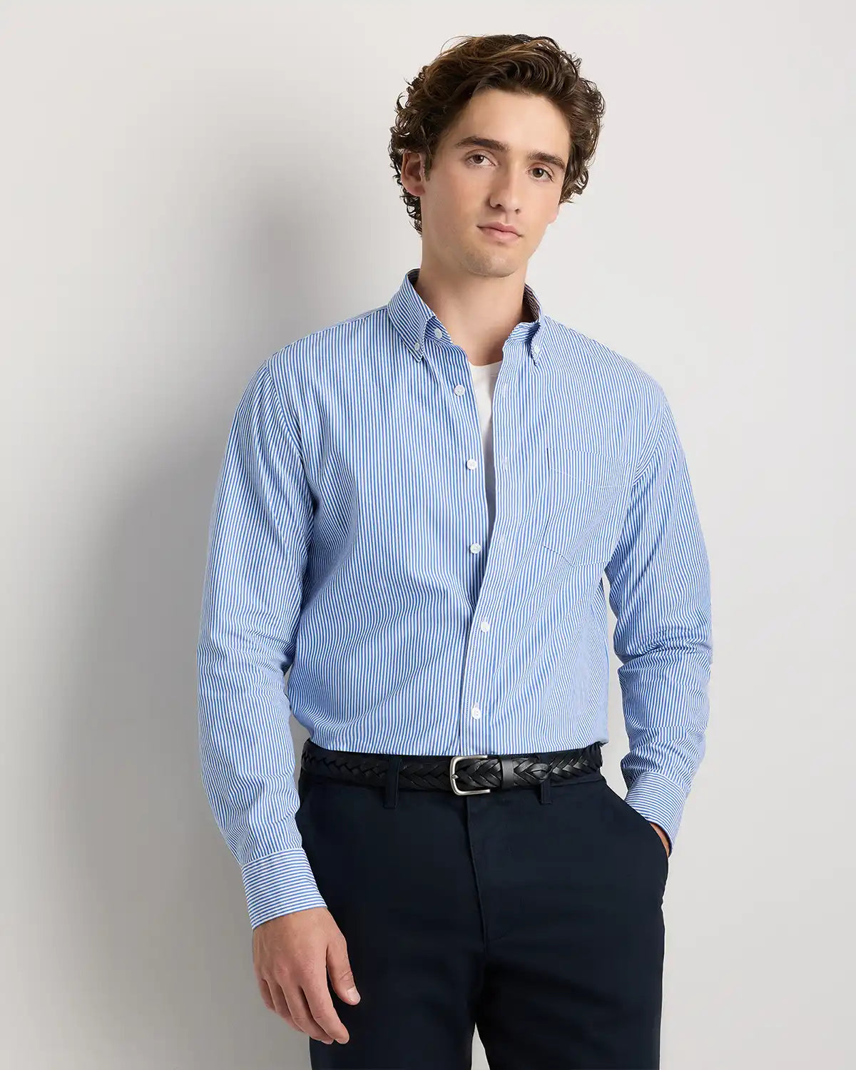Organic Cotton Stretch Poplin Shirt