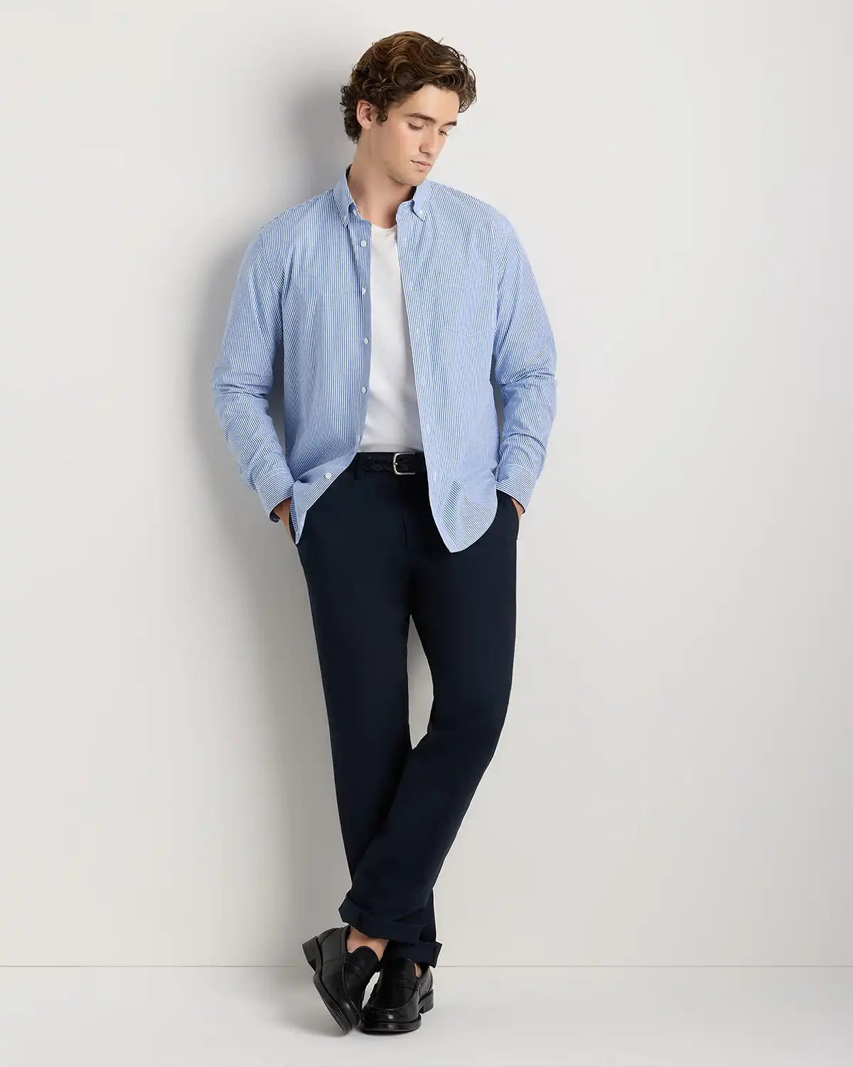 Organic Cotton Stretch Poplin Shirt