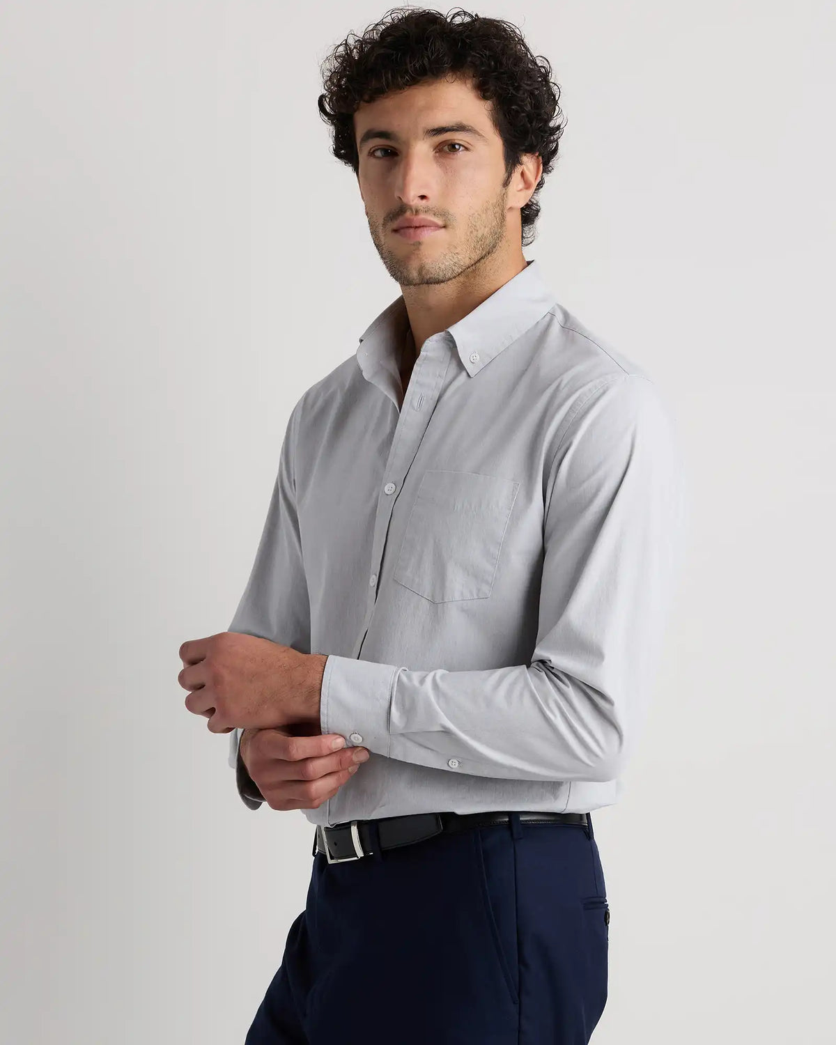 Organic Cotton Stretch Poplin Shirt