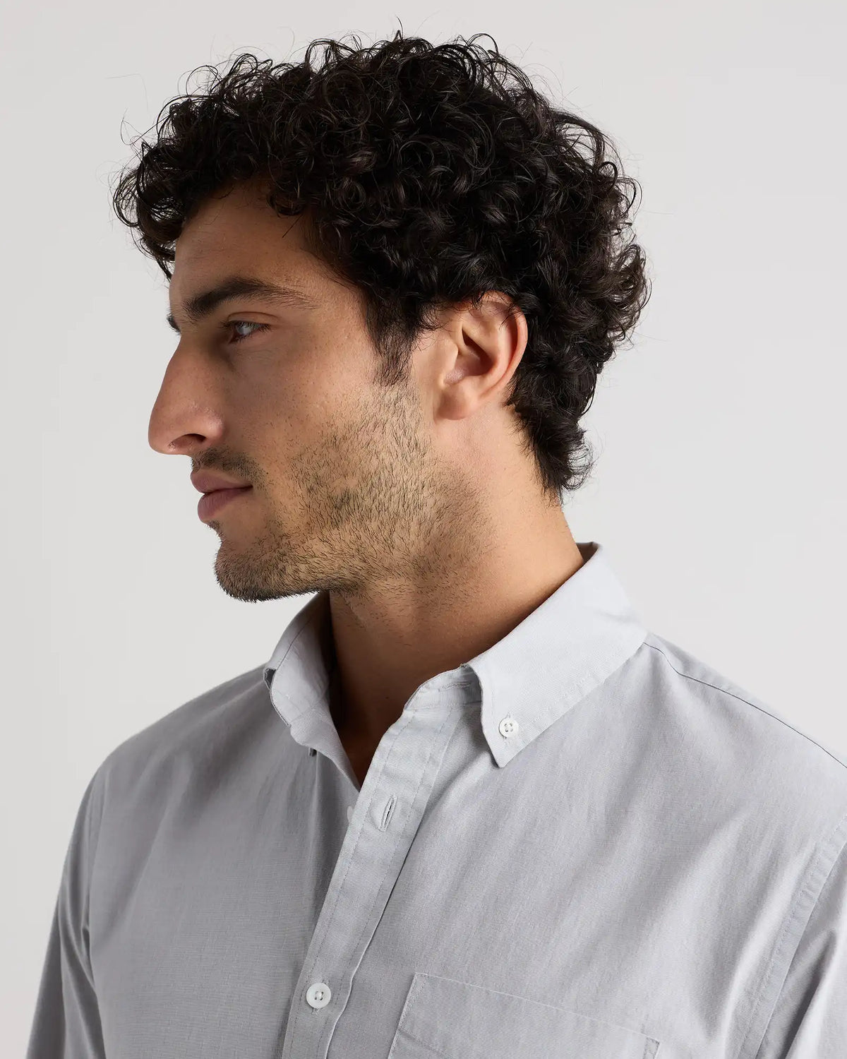 Organic Cotton Stretch Poplin Shirt