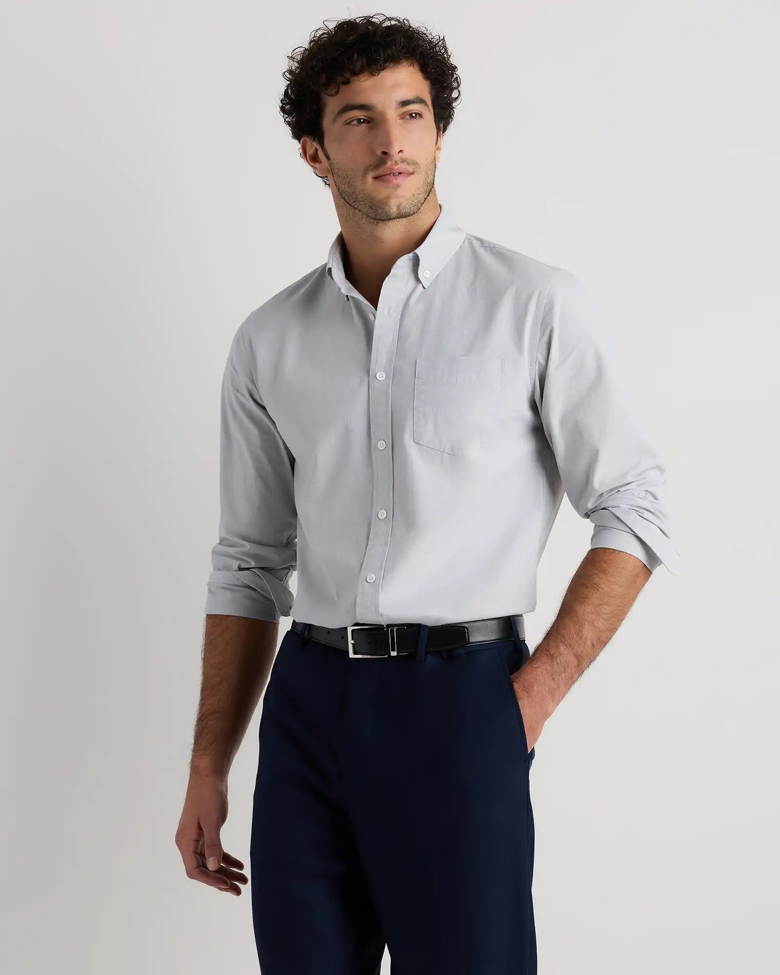 Organic Cotton Stretch Poplin Shirt