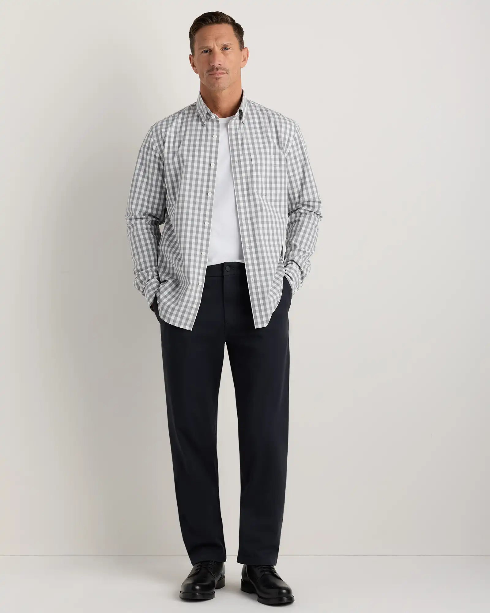 Organic Cotton Stretch Poplin Shirt