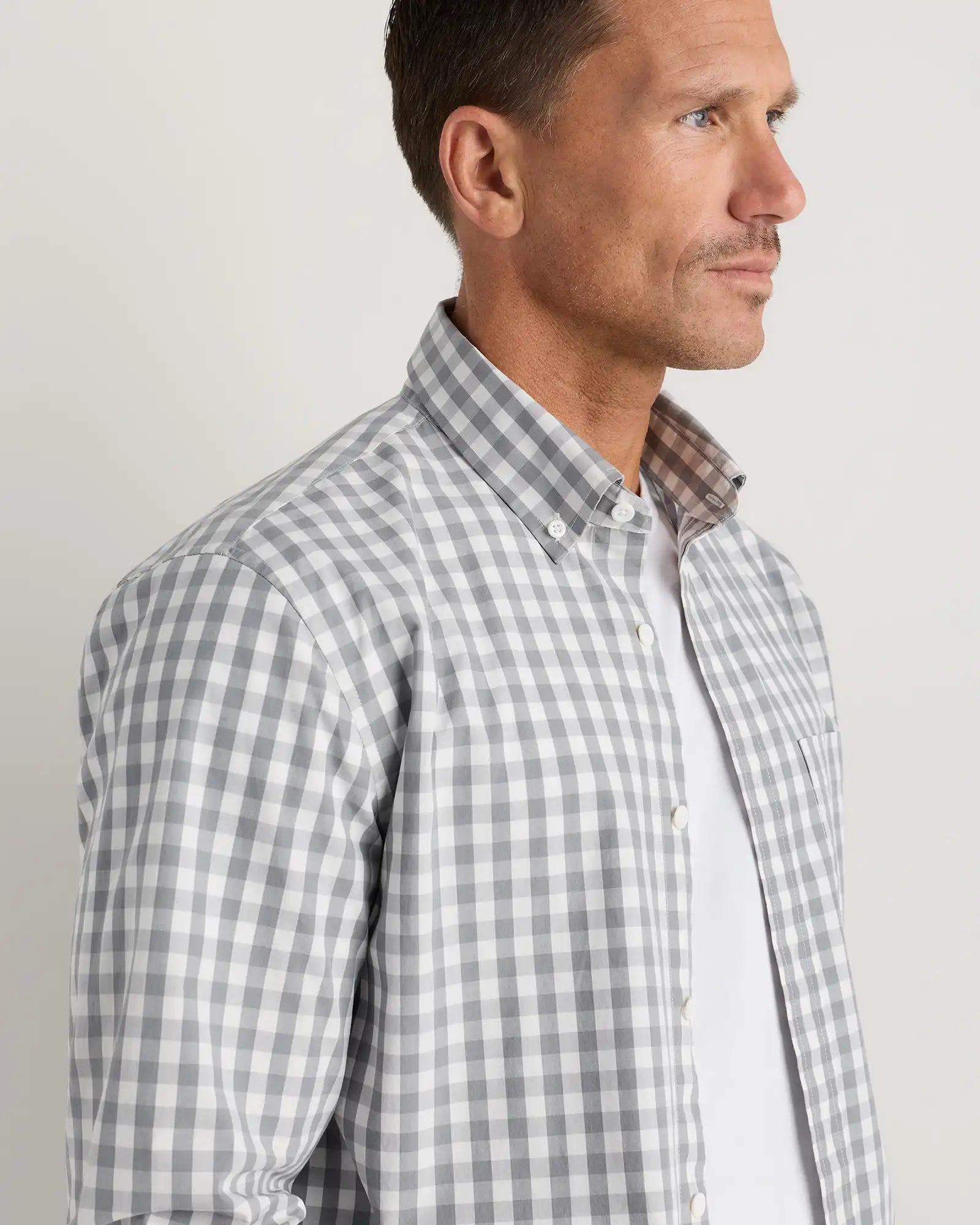 Organic Cotton Stretch Poplin Shirt