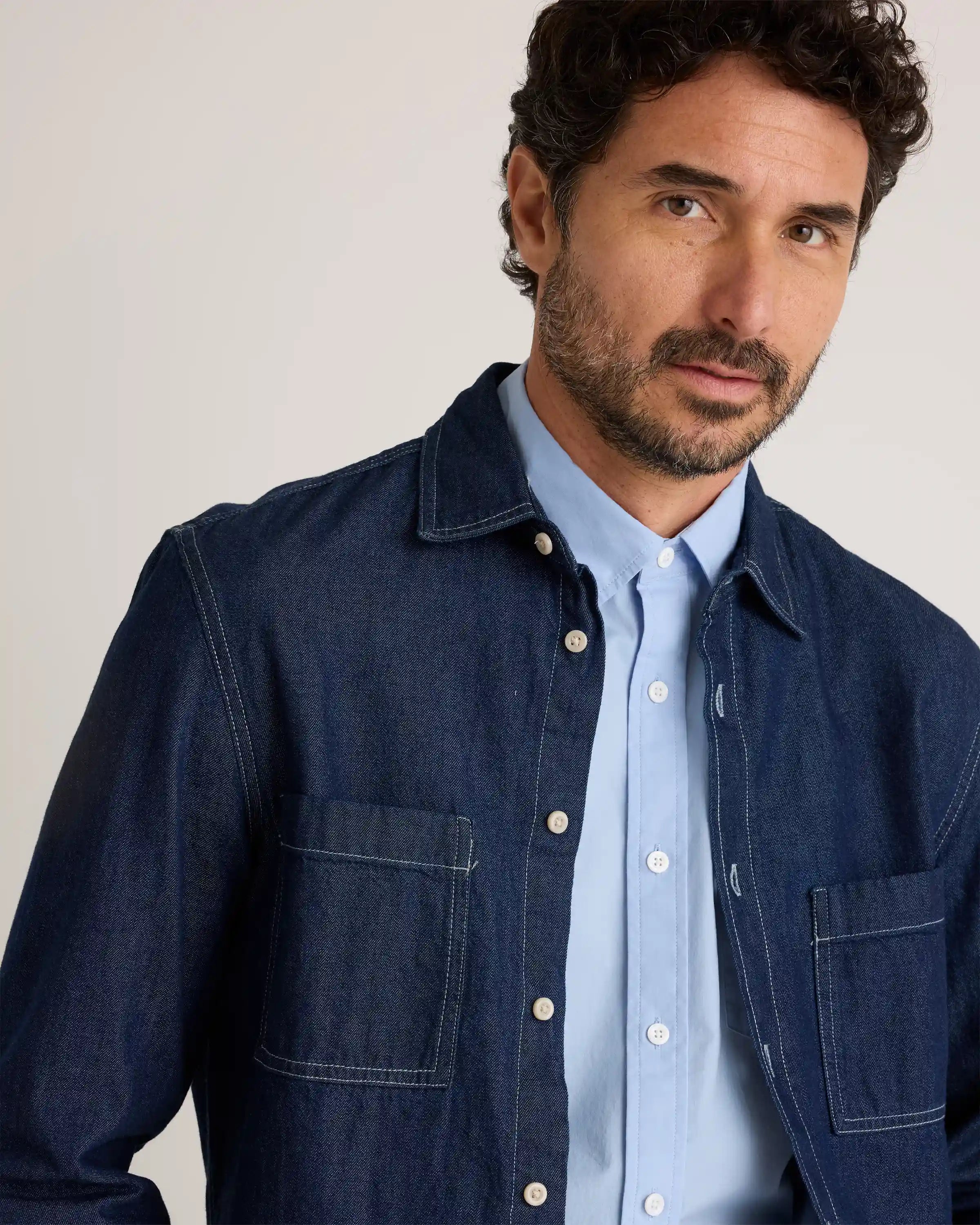 Organic Cotton Stretch Poplin Shirt