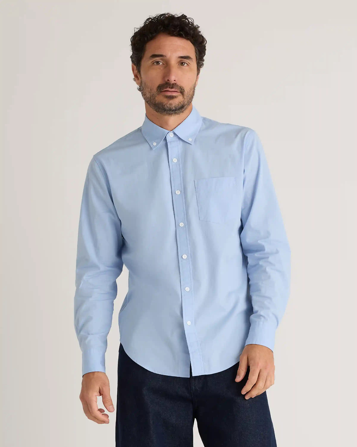 Organic Cotton Stretch Poplin Shirt