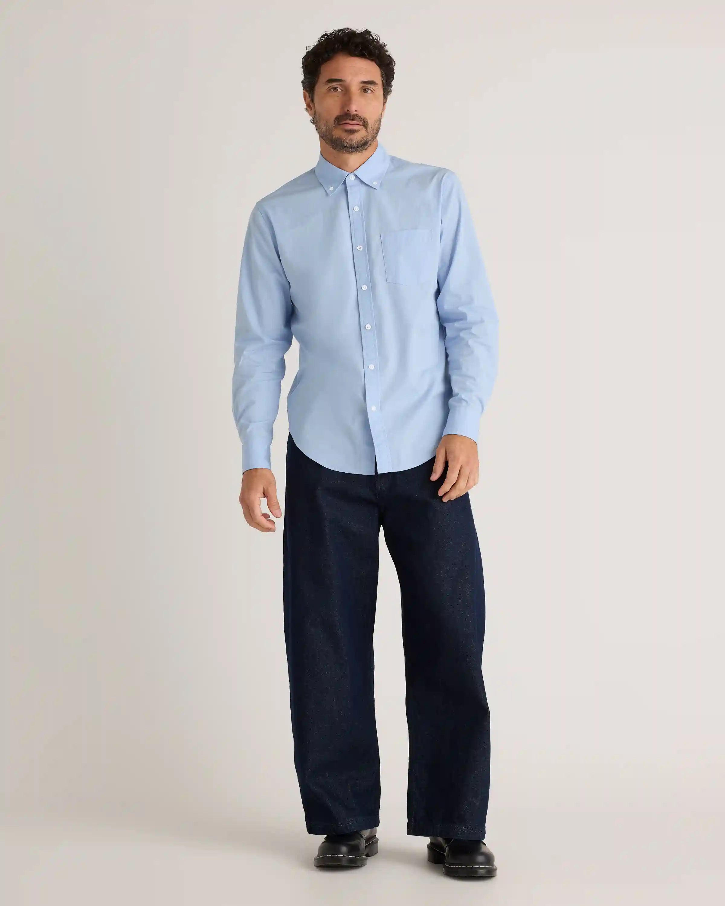 Organic Cotton Stretch Poplin Shirt