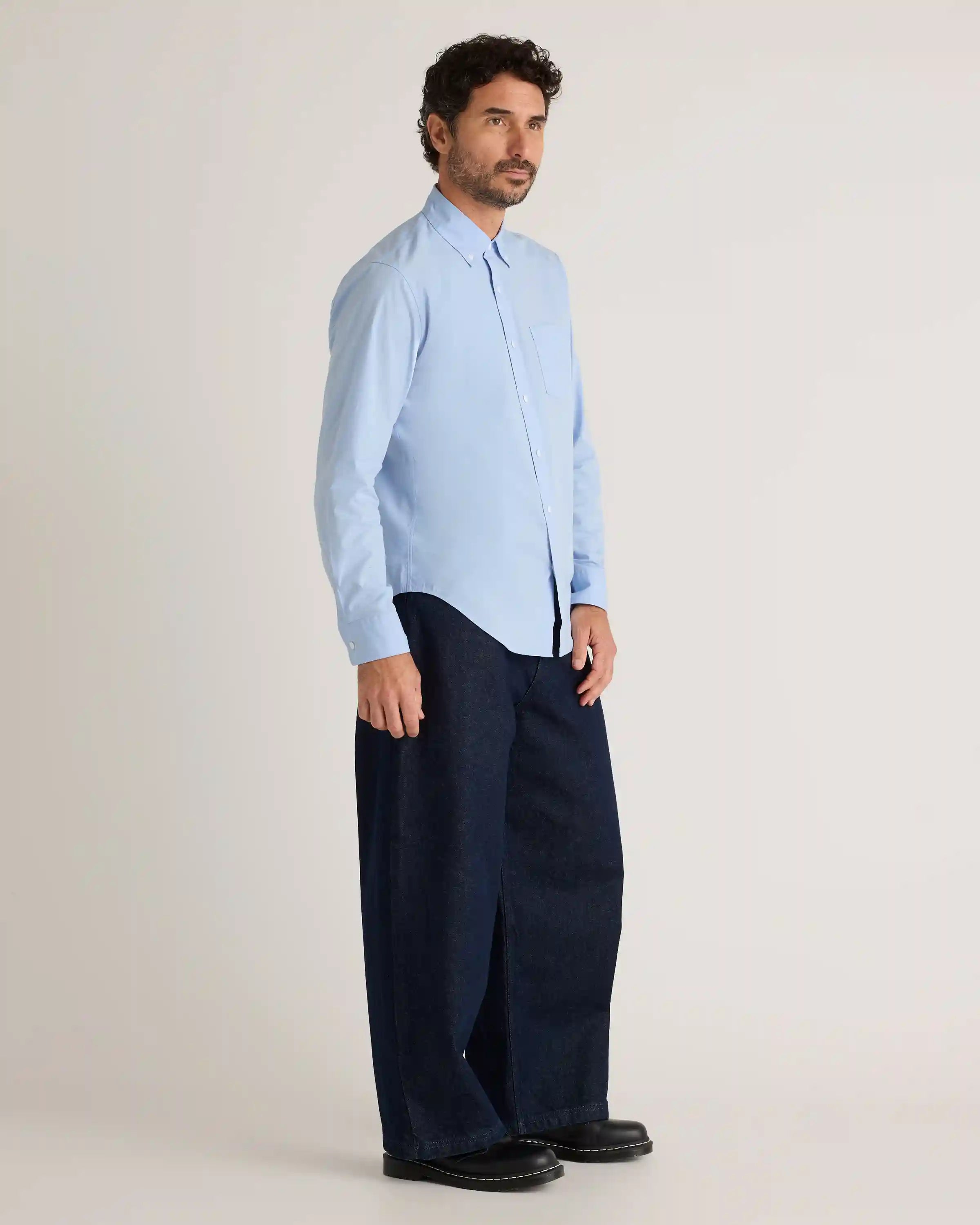 Organic Cotton Stretch Poplin Shirt