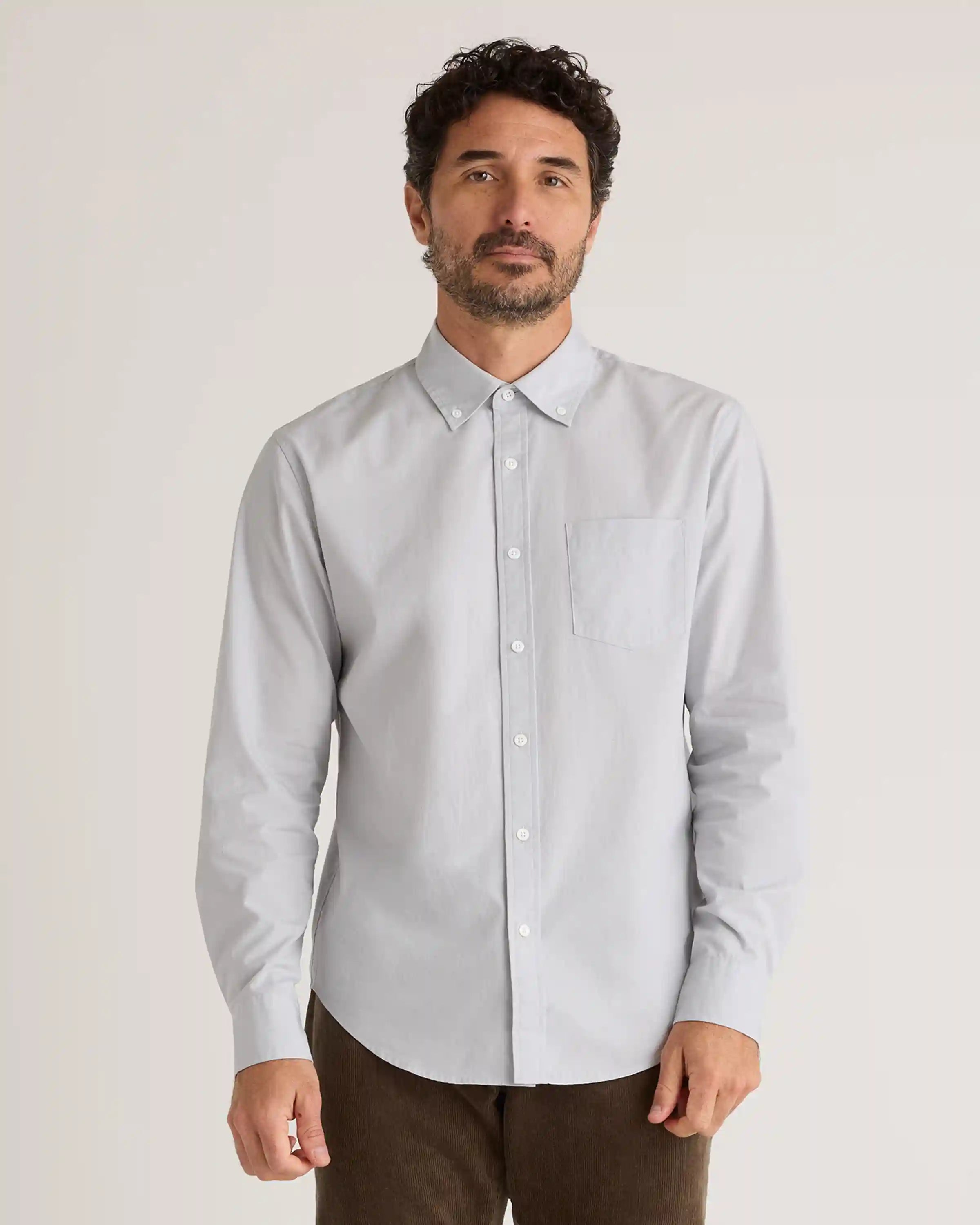 Organic Cotton Stretch Poplin Shirt