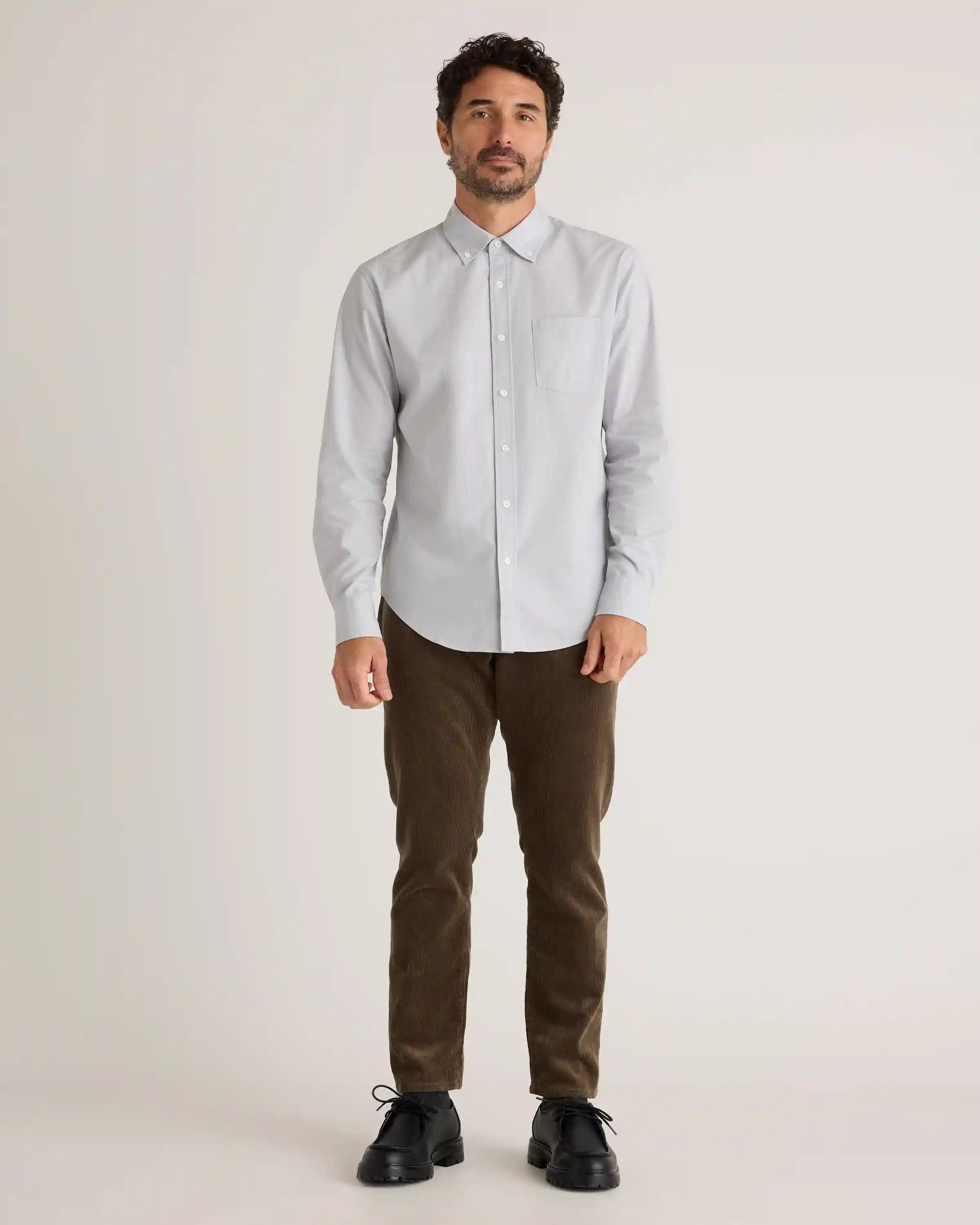 Organic Cotton Stretch Poplin Shirt