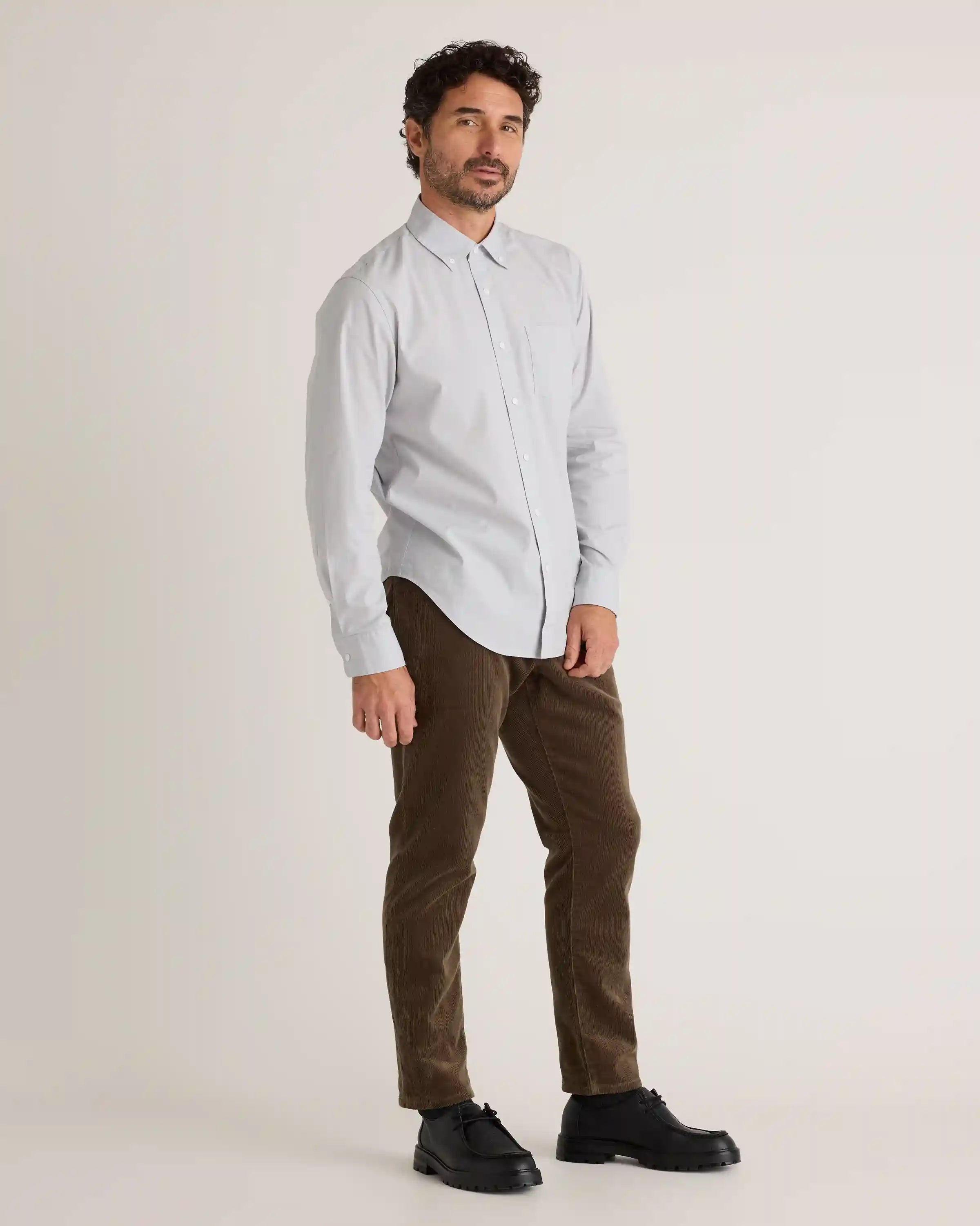 Organic Cotton Stretch Poplin Shirt