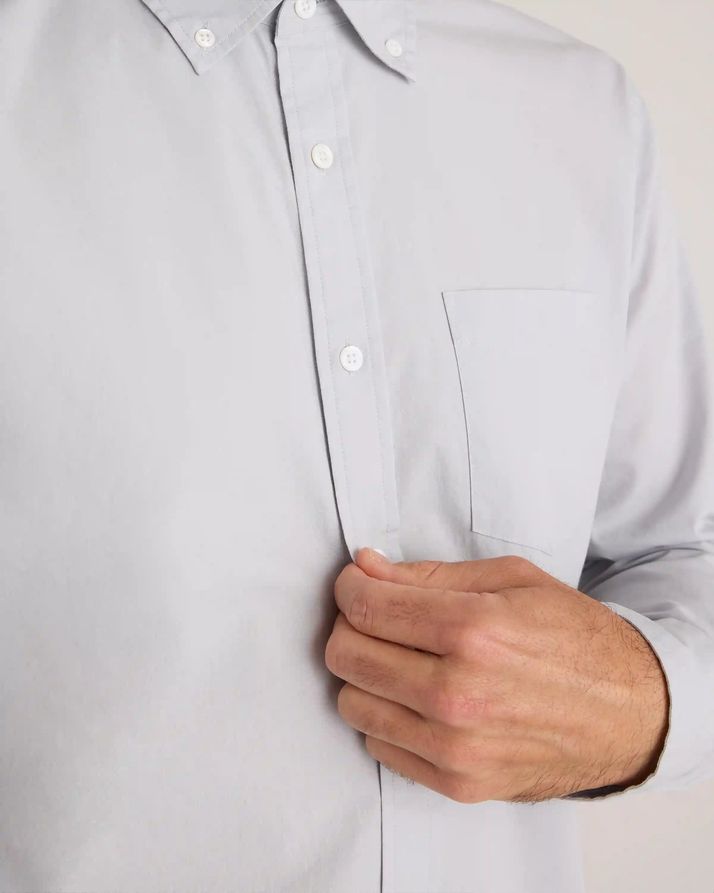 Organic Cotton Stretch Poplin Shirt
