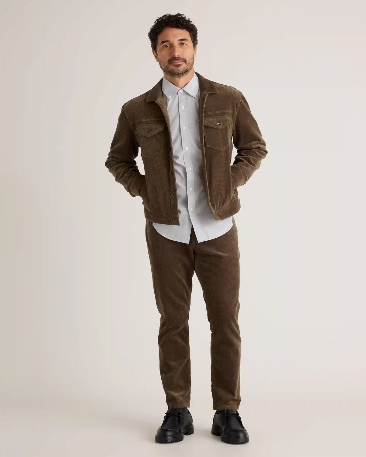 Organic Cotton Stretch Poplin Shirt