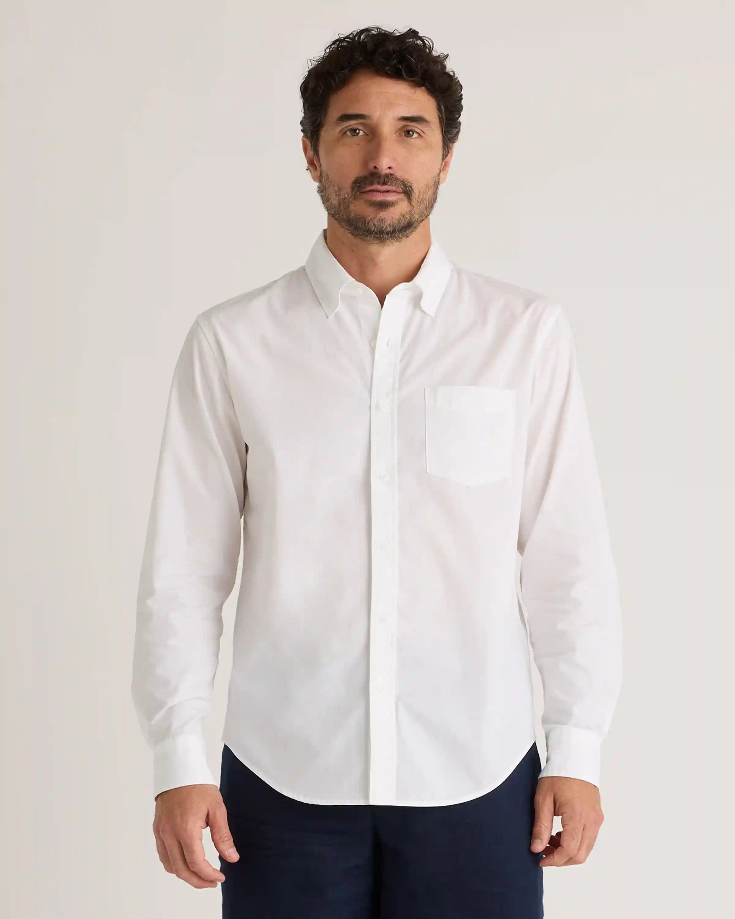 Organic Cotton Stretch Poplin Shirt