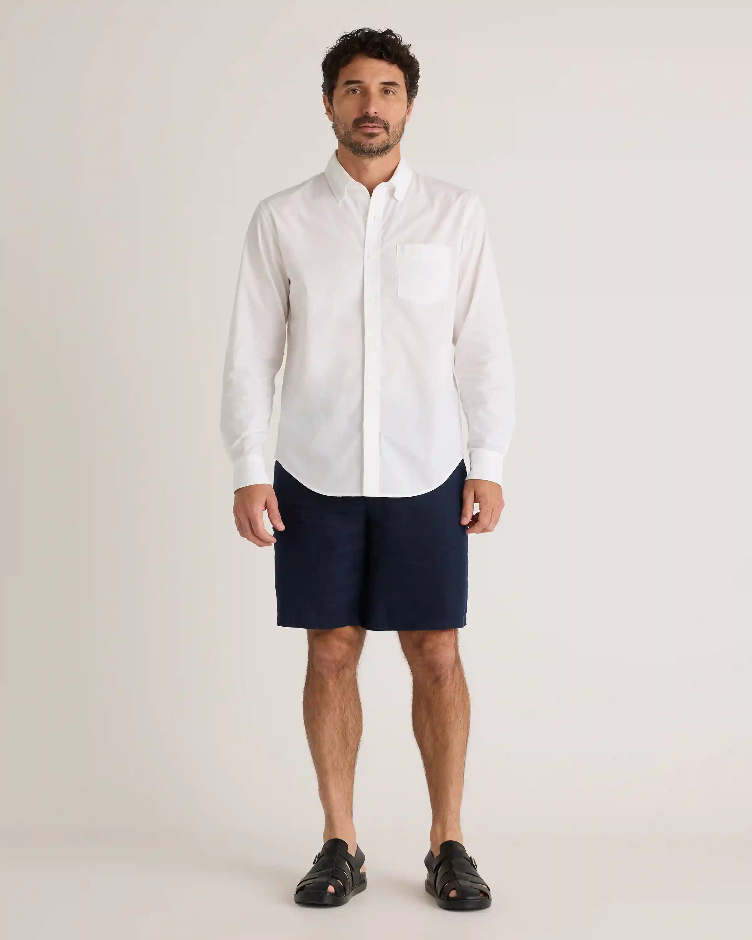 Organic Cotton Stretch Poplin Shirt