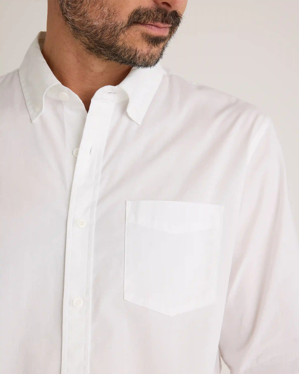 Organic Cotton Stretch Poplin Shirt