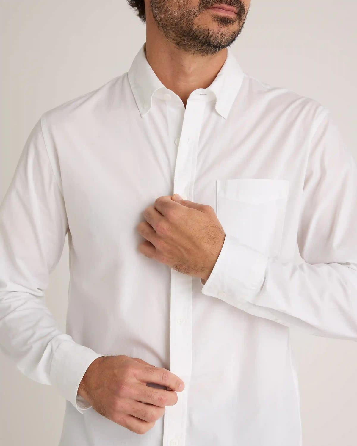 Organic Cotton Stretch Poplin Shirt