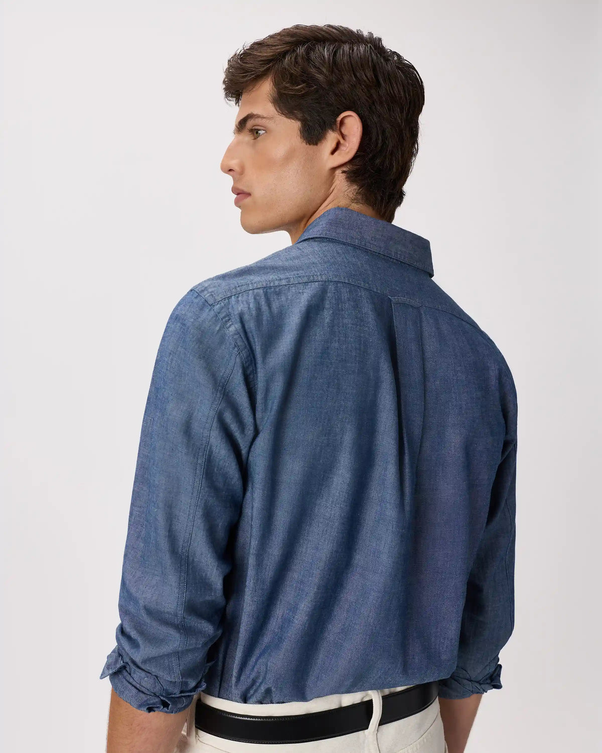 100% Organic Chambray Long Sleeve Shirt