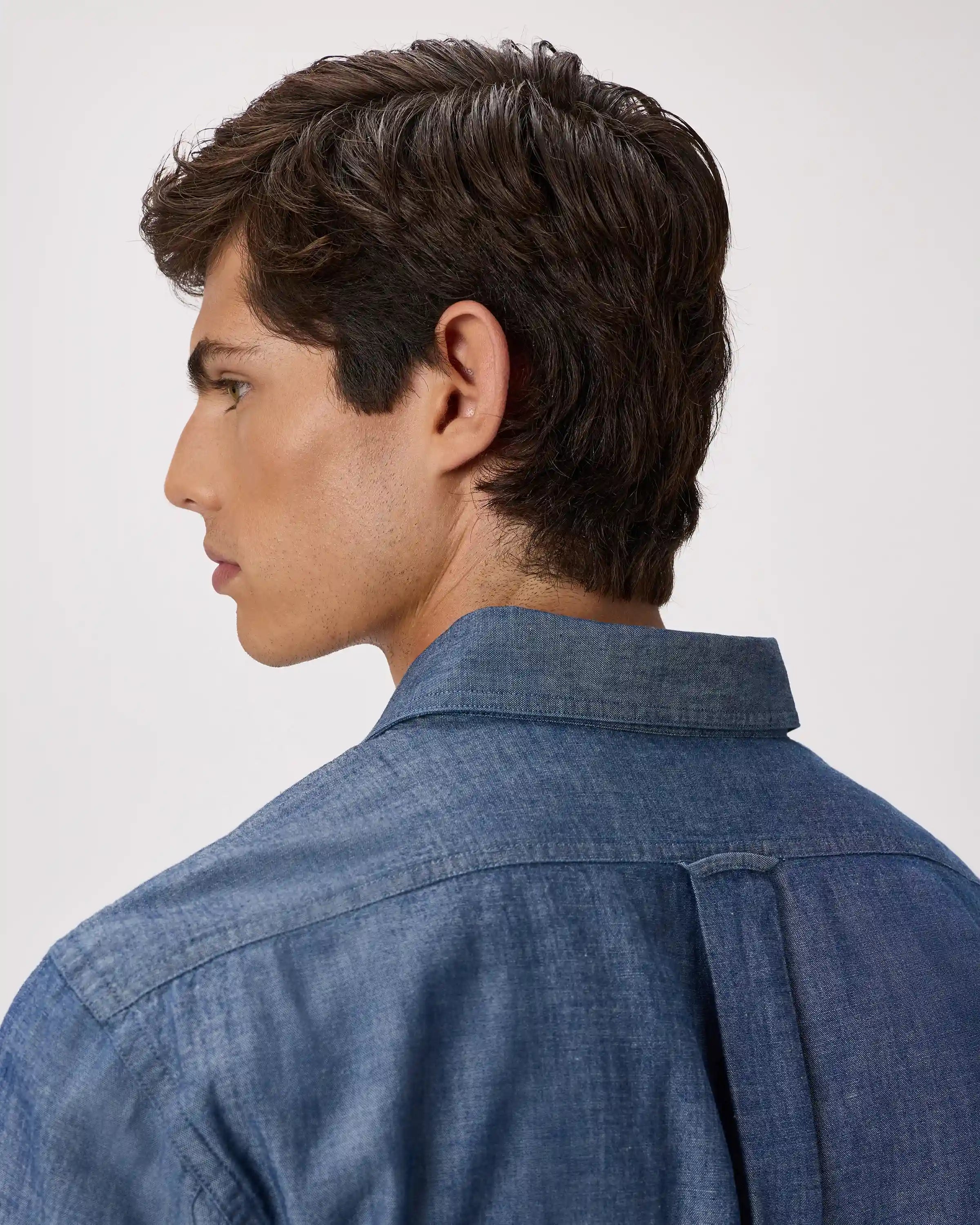 100% Organic Chambray Long Sleeve Shirt