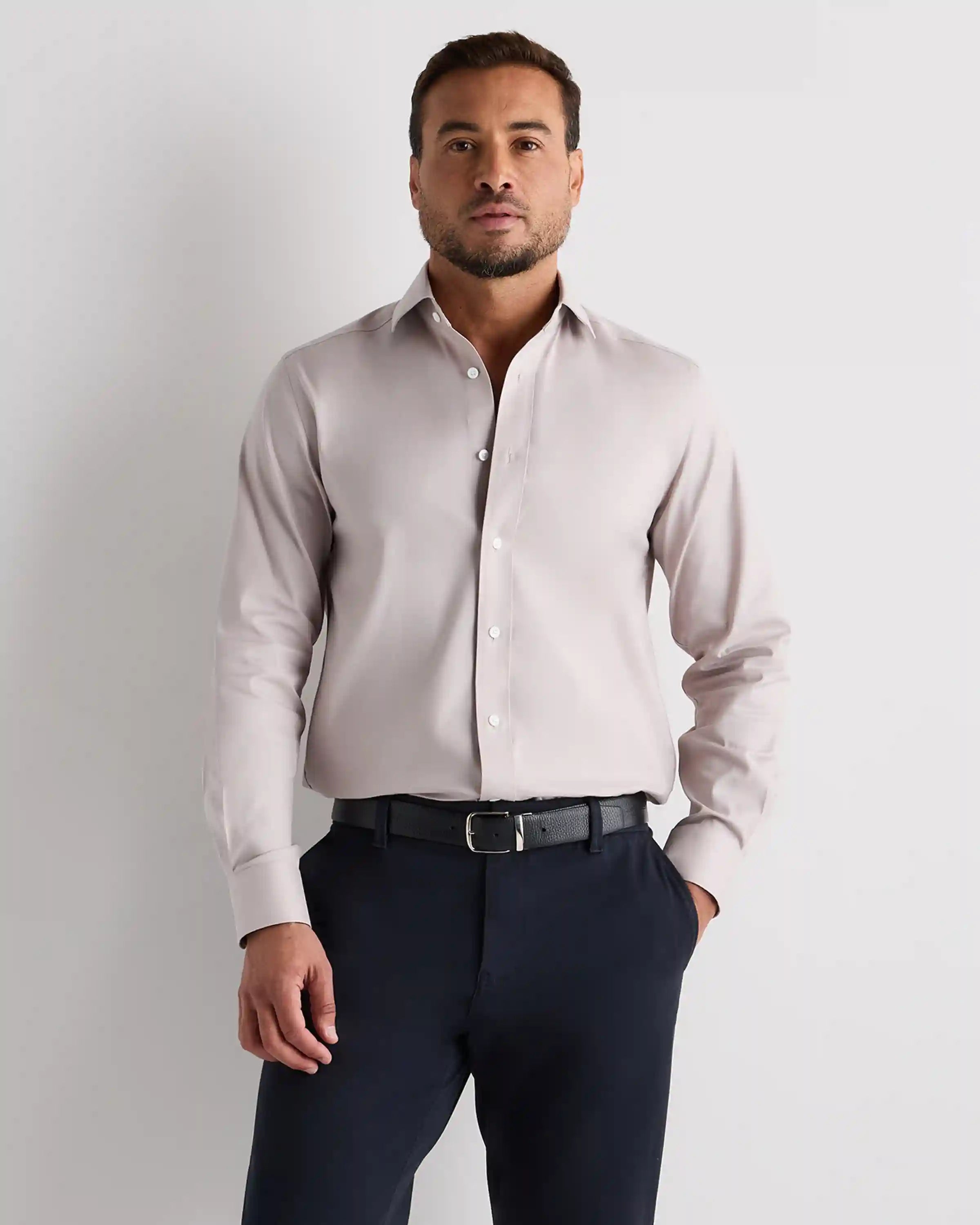 Organic Cotton Royal Oxford Non-Iron Dress Shirt
