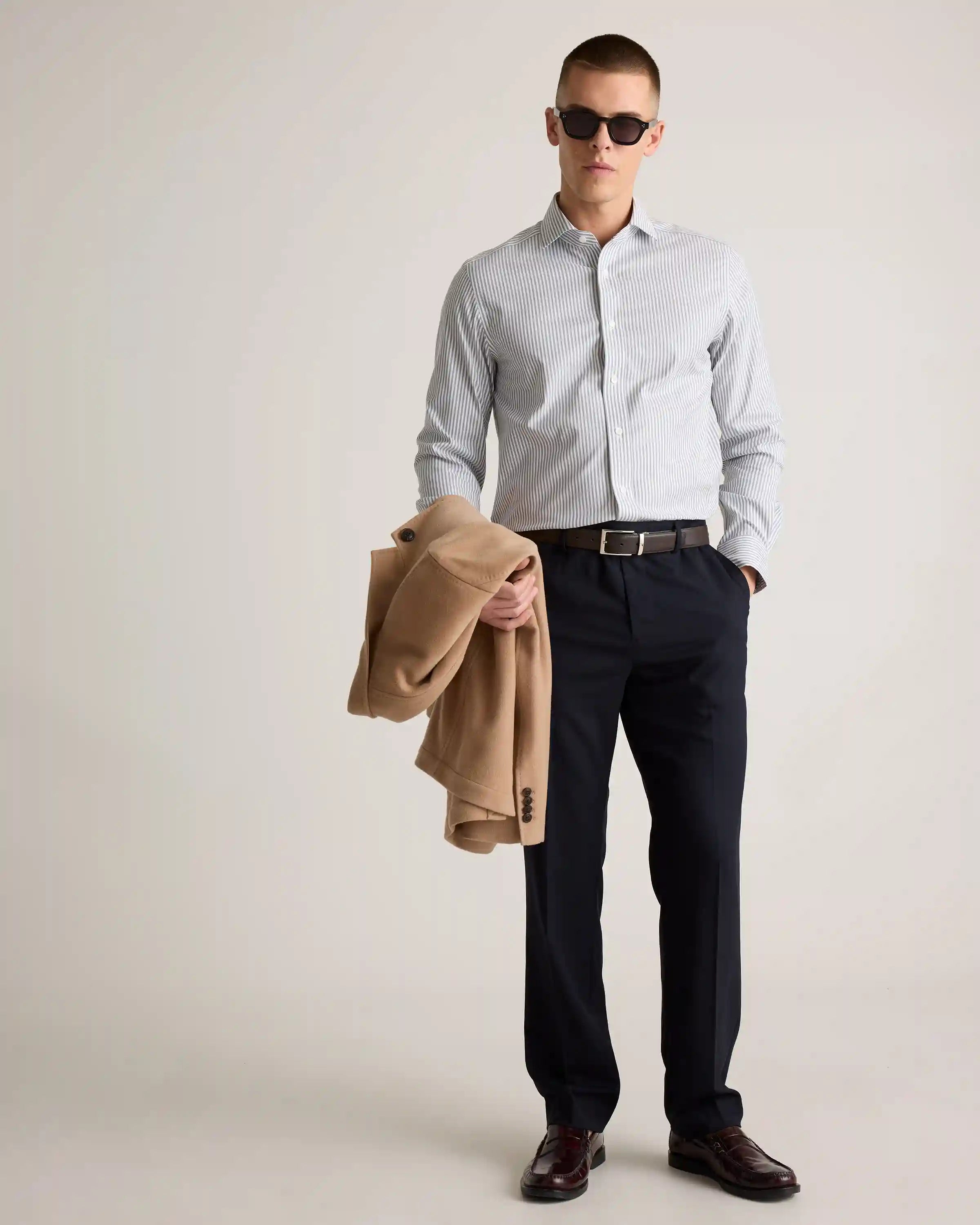 Organic Cotton Royal Oxford Non-Iron Dress Shirt