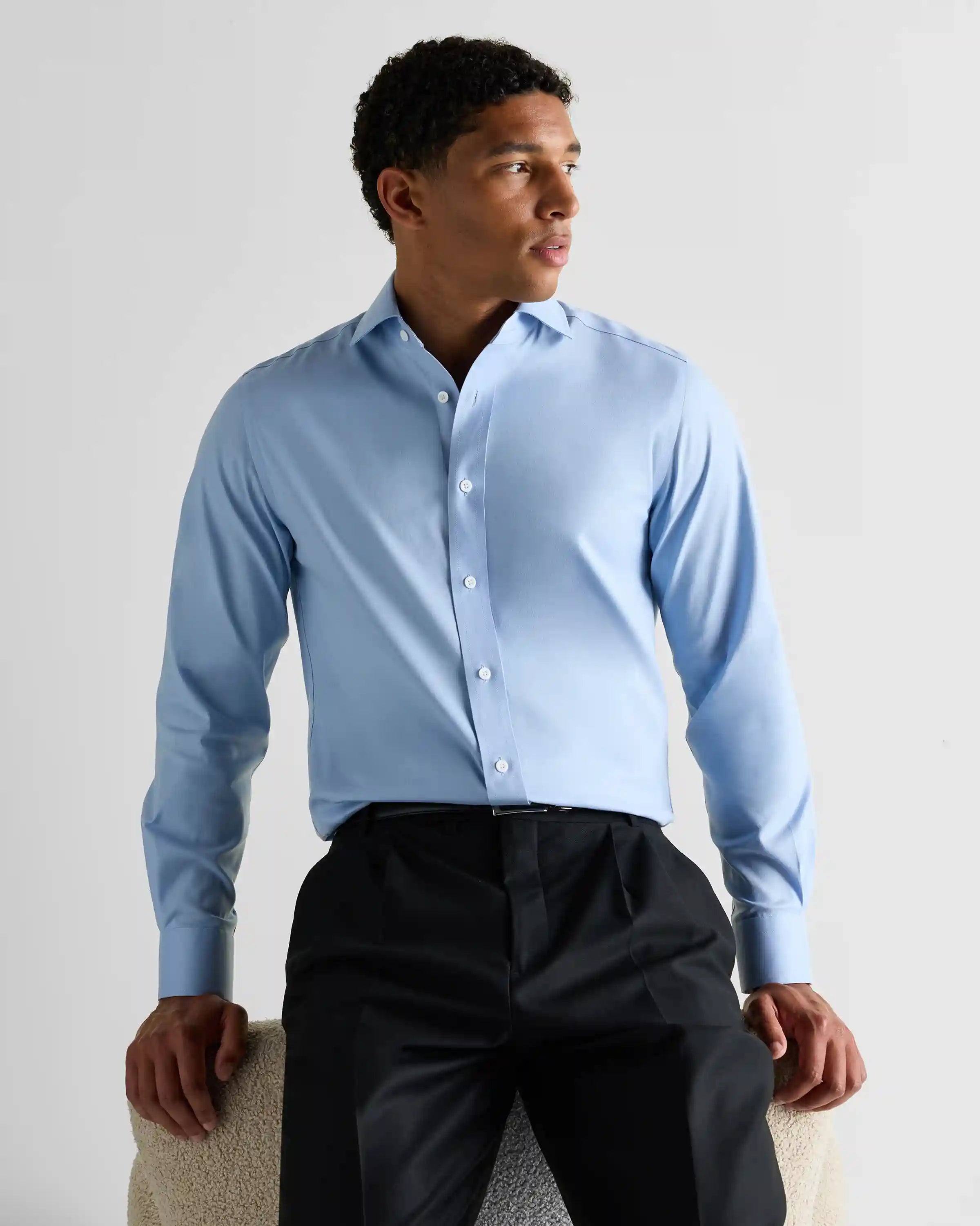 Organic Cotton Royal Oxford Non-Iron Dress Shirt