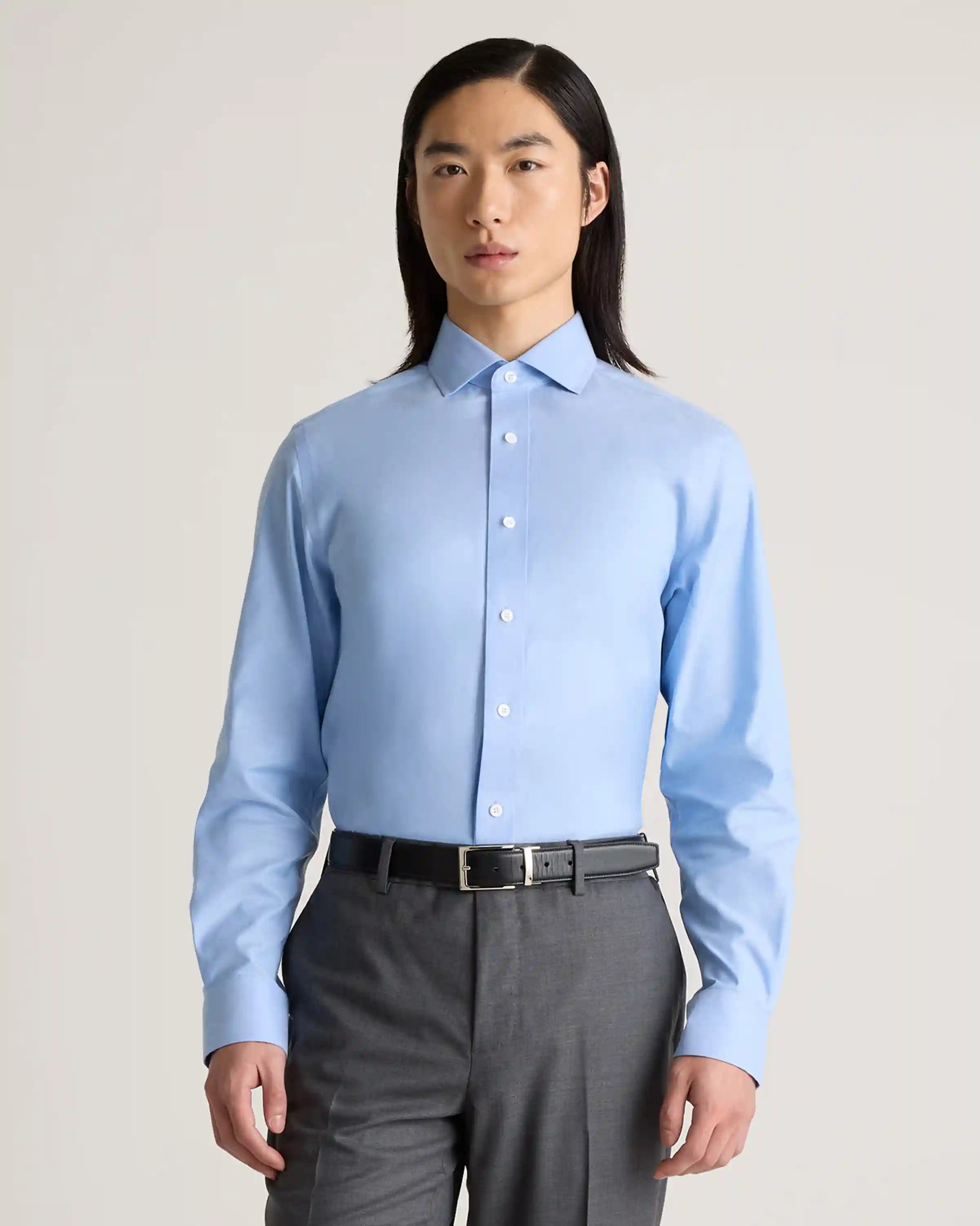 Organic Cotton Royal Oxford Non-Iron Dress Shirt